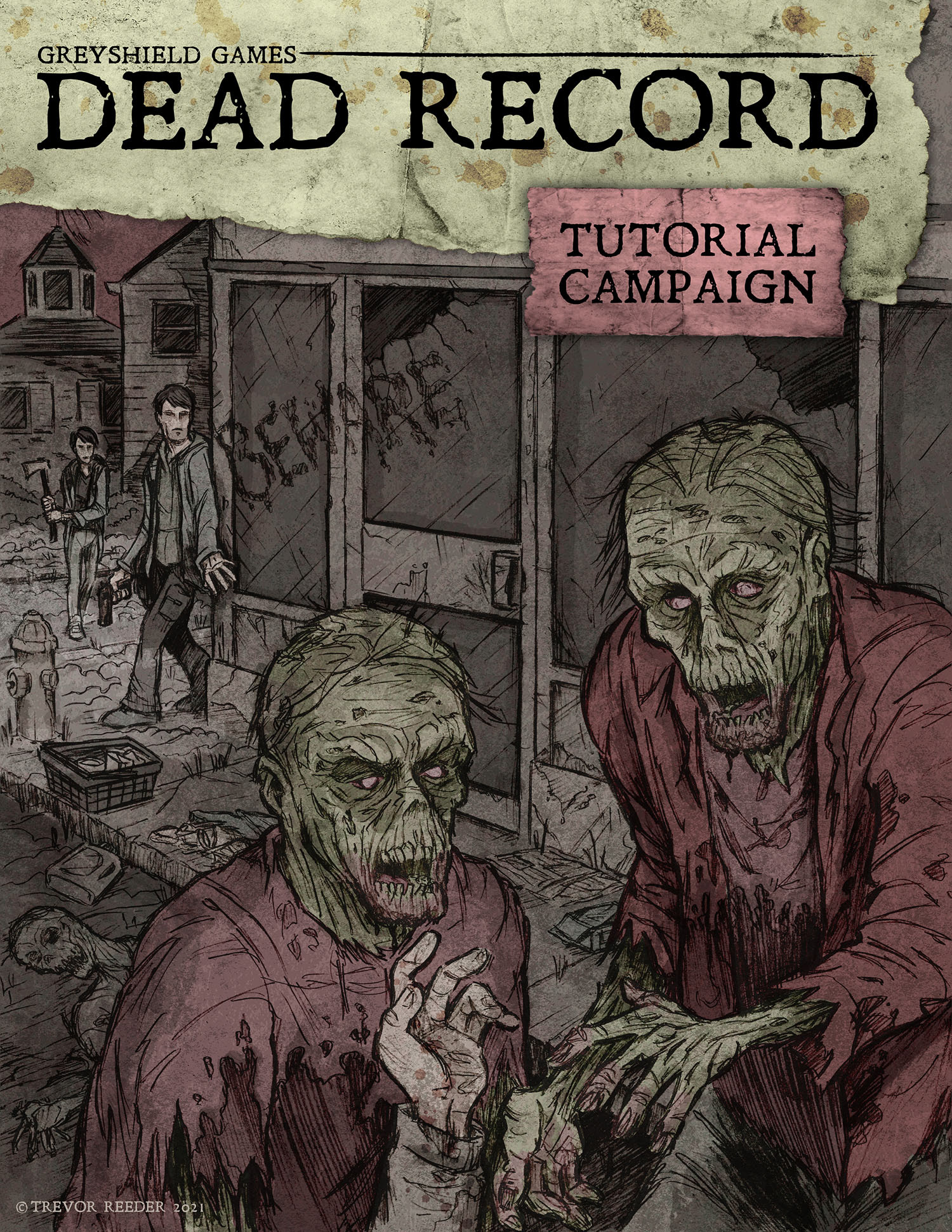 Dead Record RPG • cover illustration