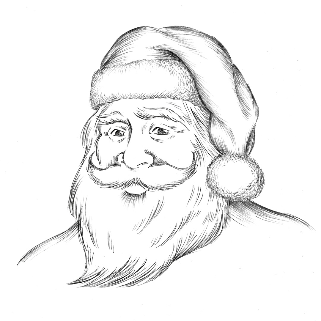Santa Claus • pencil sketch