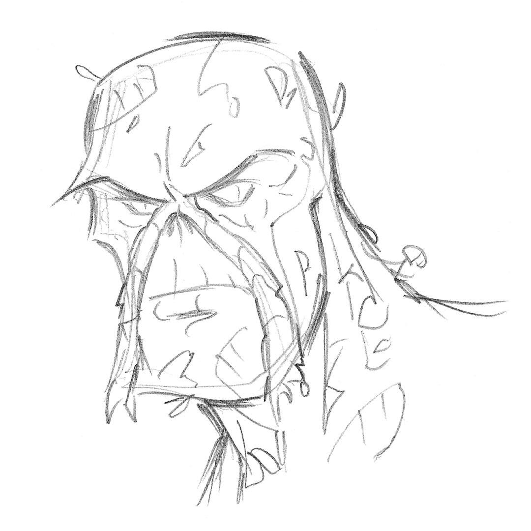 Swamp Thing • pencil sketch