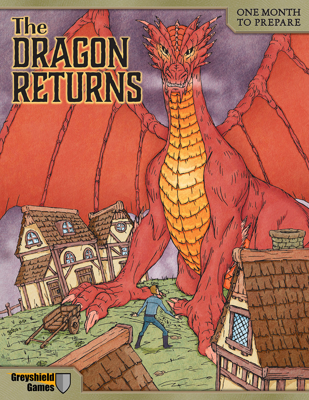 The Dragon Returns RPG • cover illustration