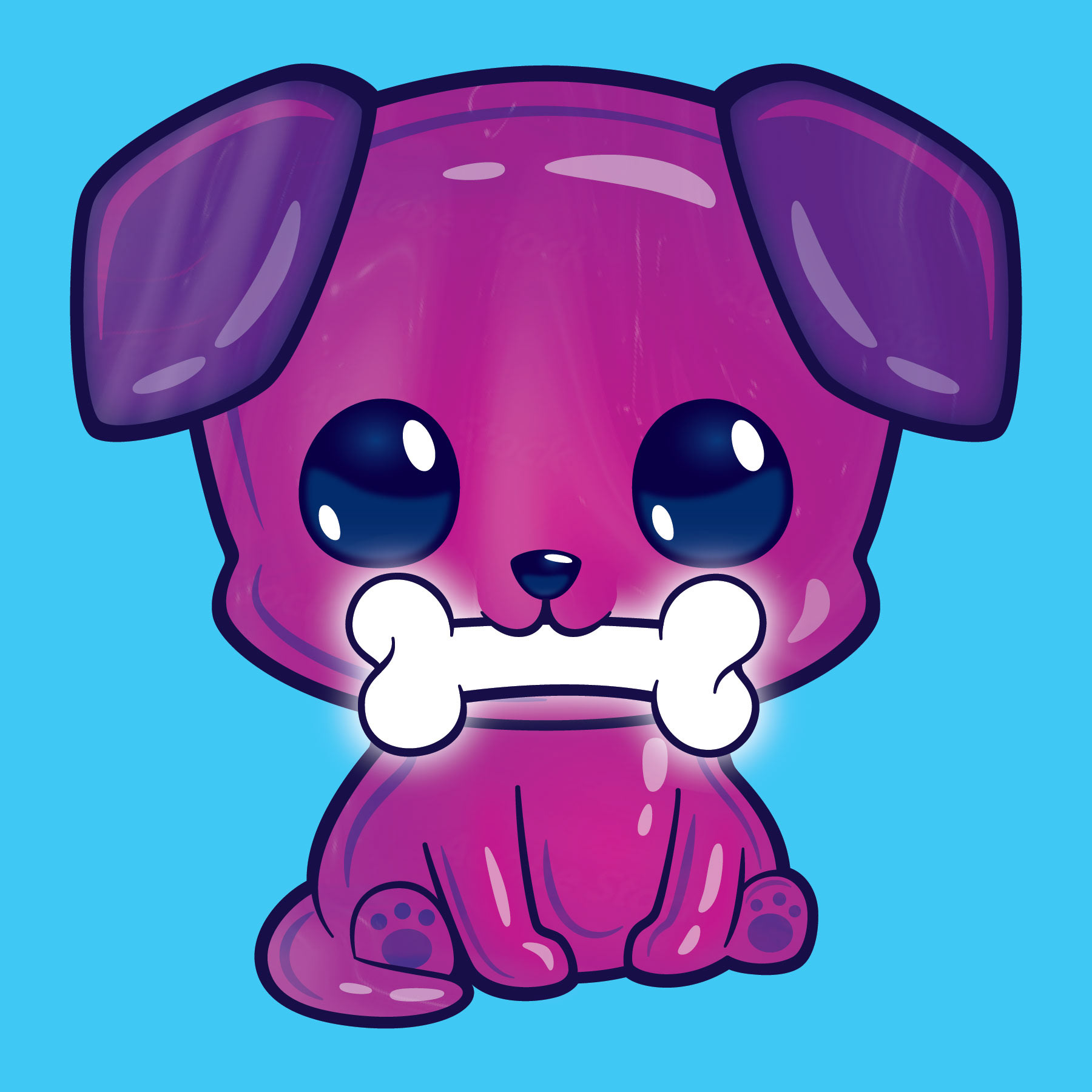 Treasure Pets Dog • concept illustration