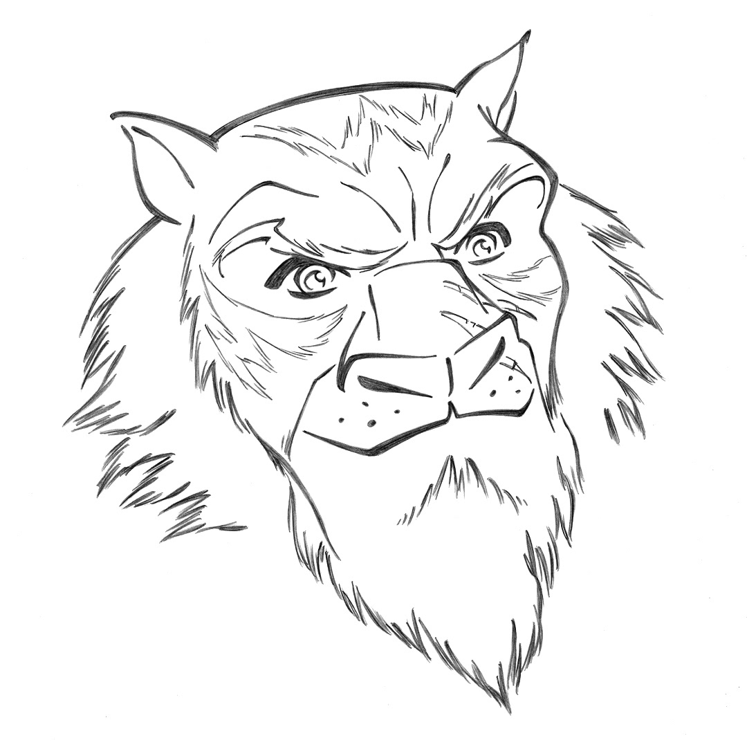 Cringer • pencil sketch