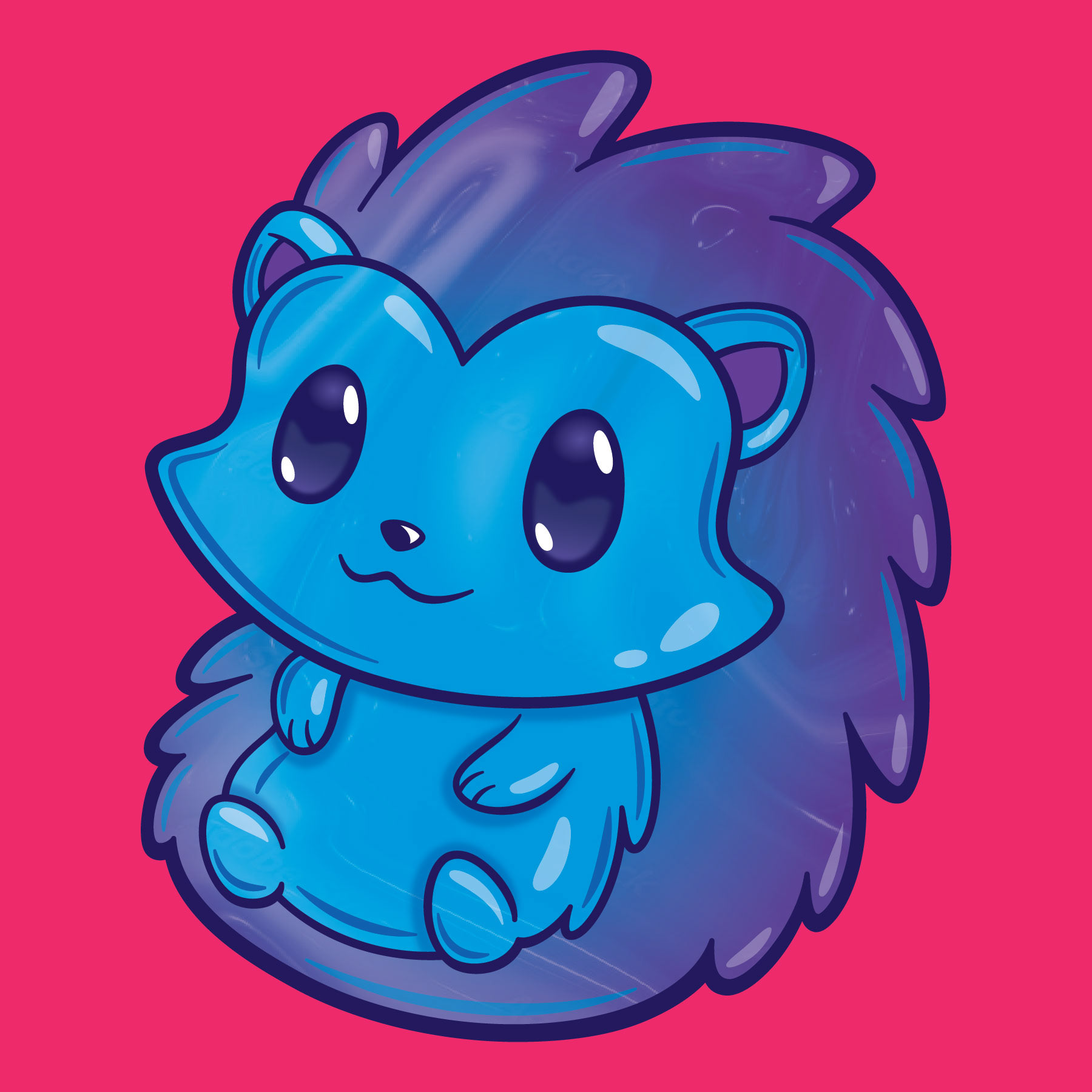 Treasure Pets Hedgehog • concept illustration