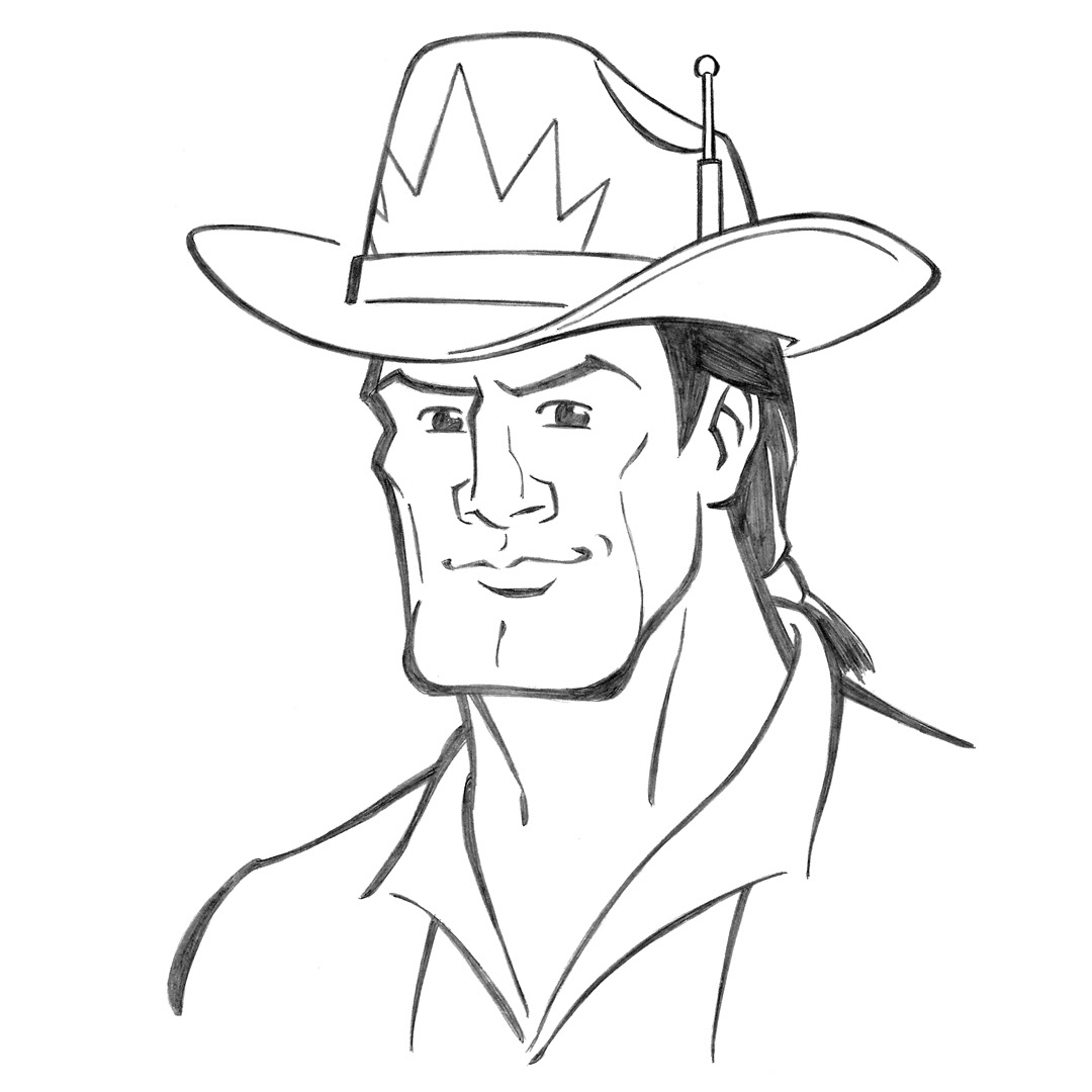 BraveStarr • pencil sketch