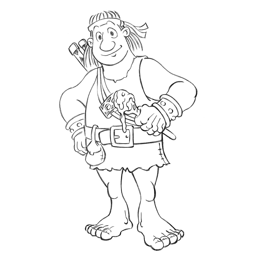 Groo • pencil sketch