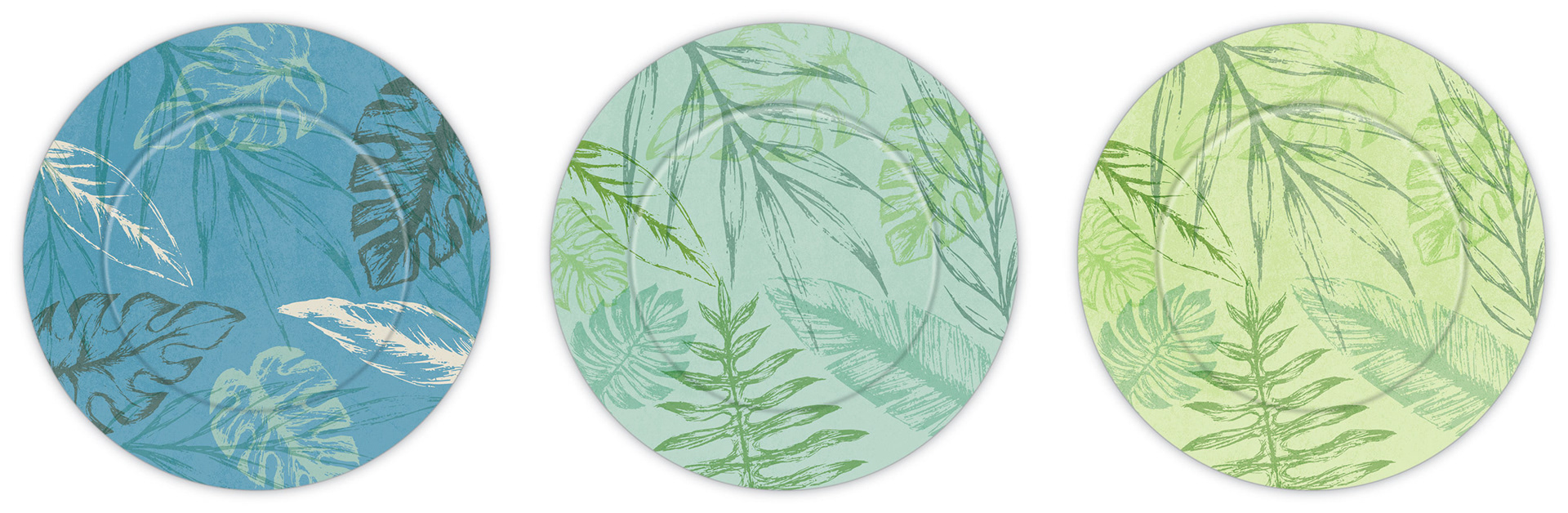Tropical Leaves • melamine concept art
