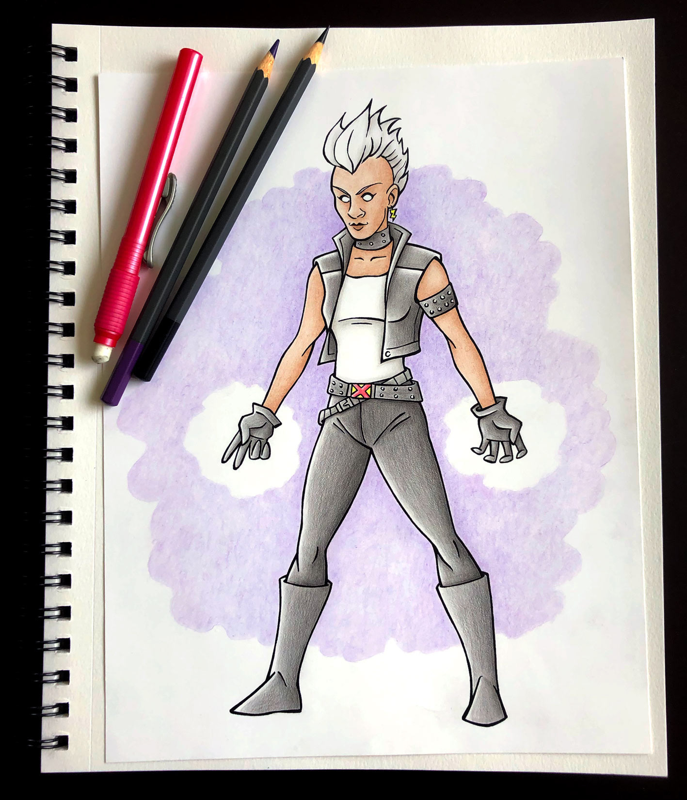 Storm • colored pencil illustration