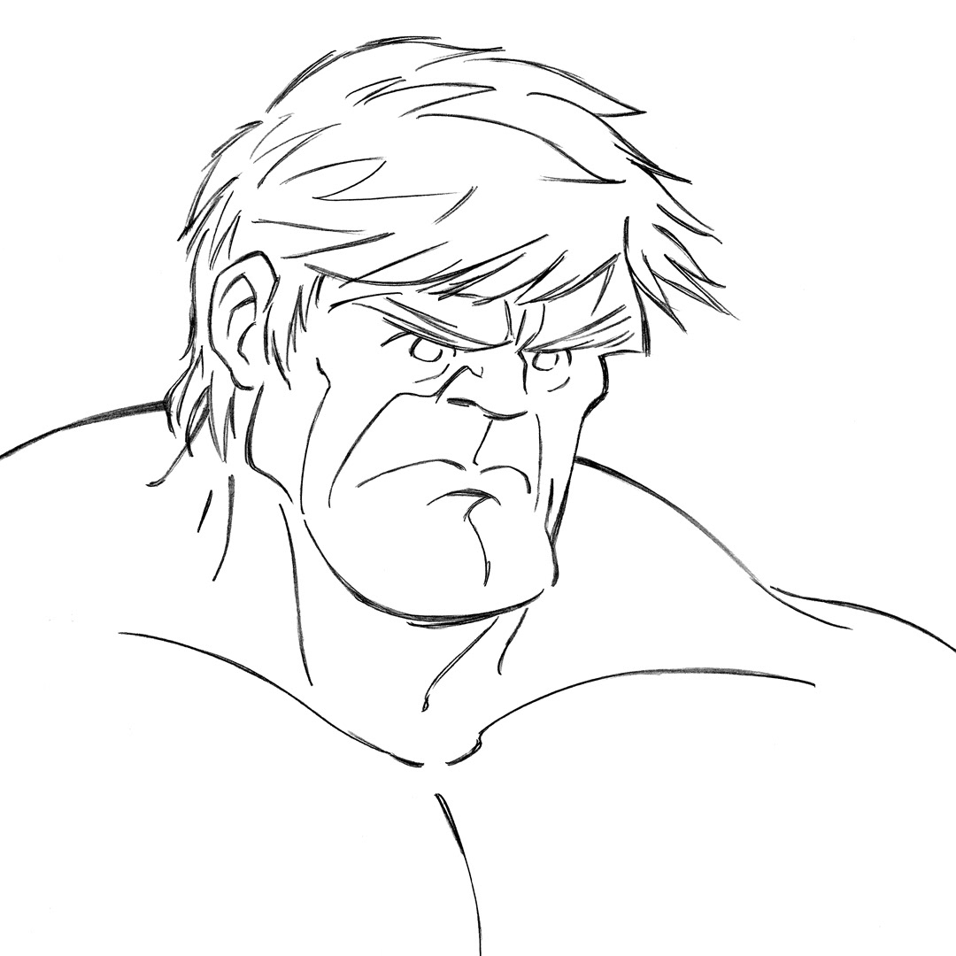 Incredible Hulk • pencil sketch