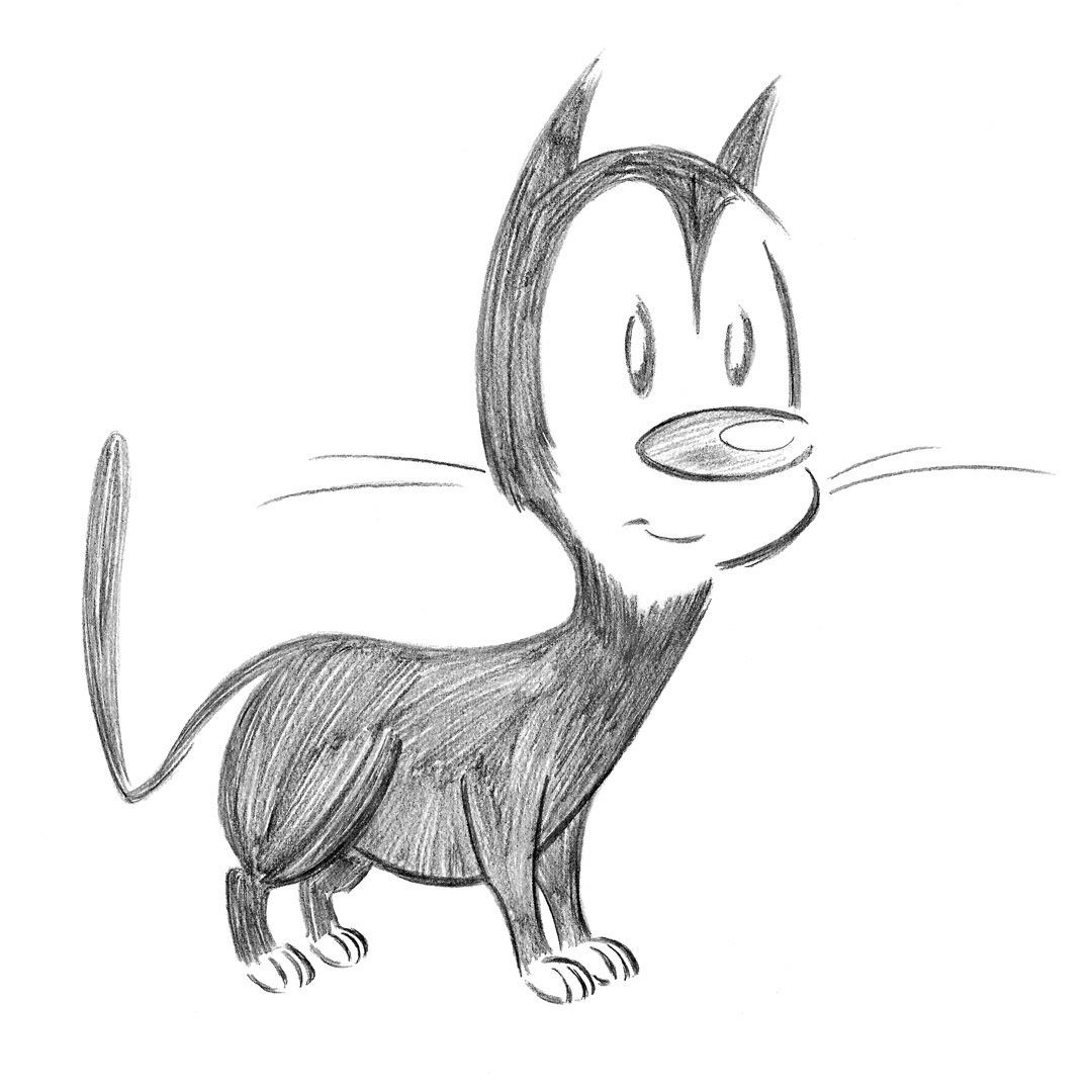 MUTTS: Mooch • pencil sketch