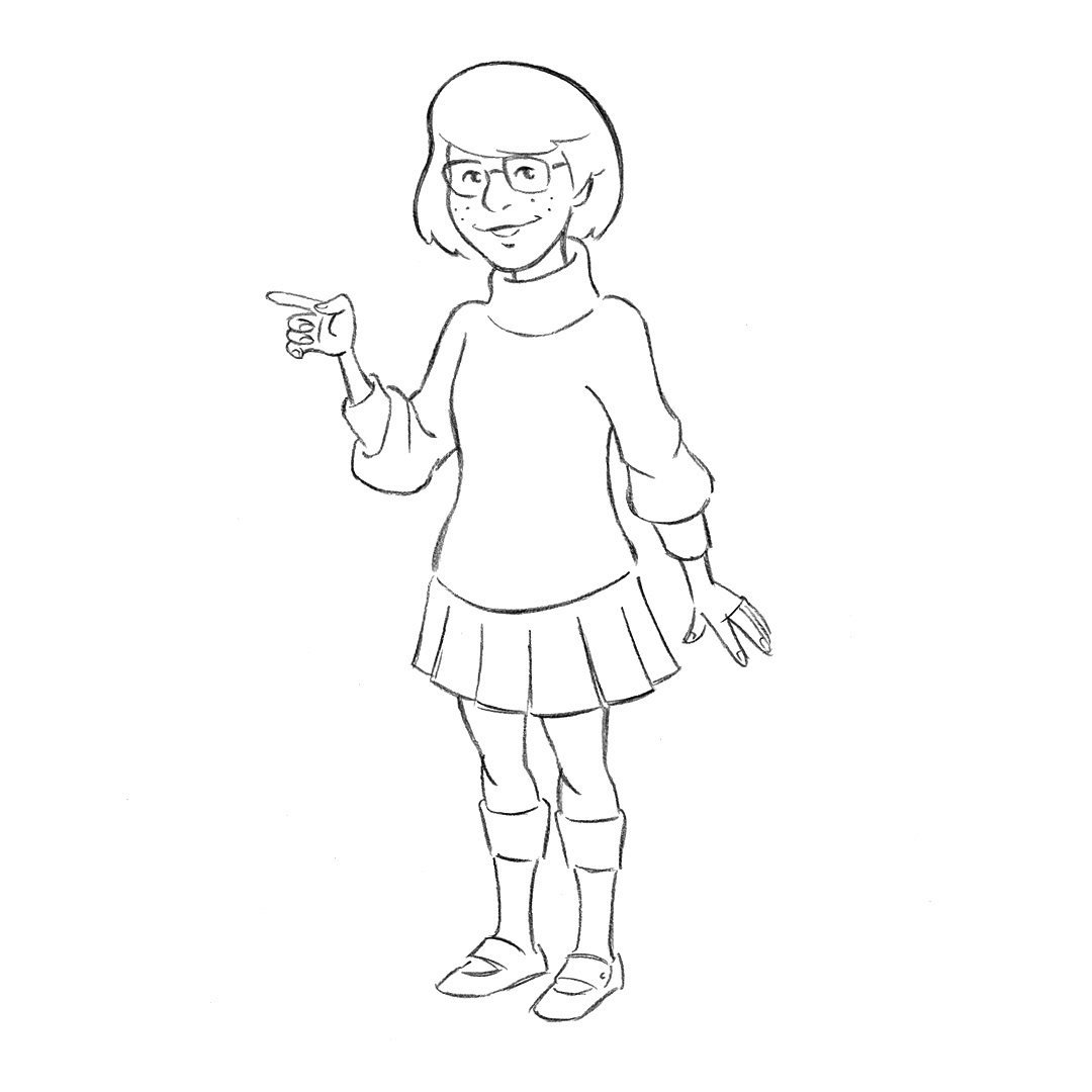 Velma • pencil sketch