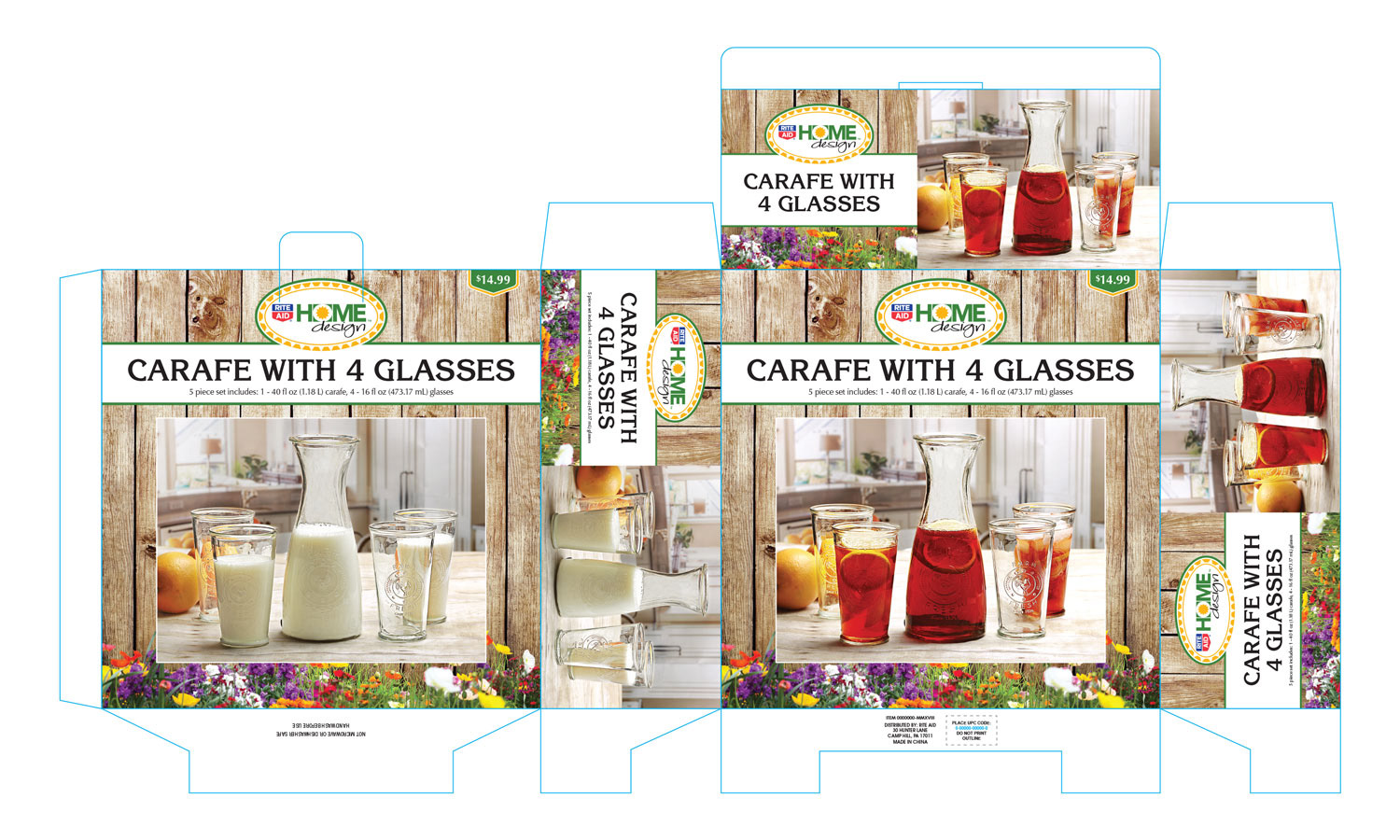 Rite Aid Summer Housewares • packaging art