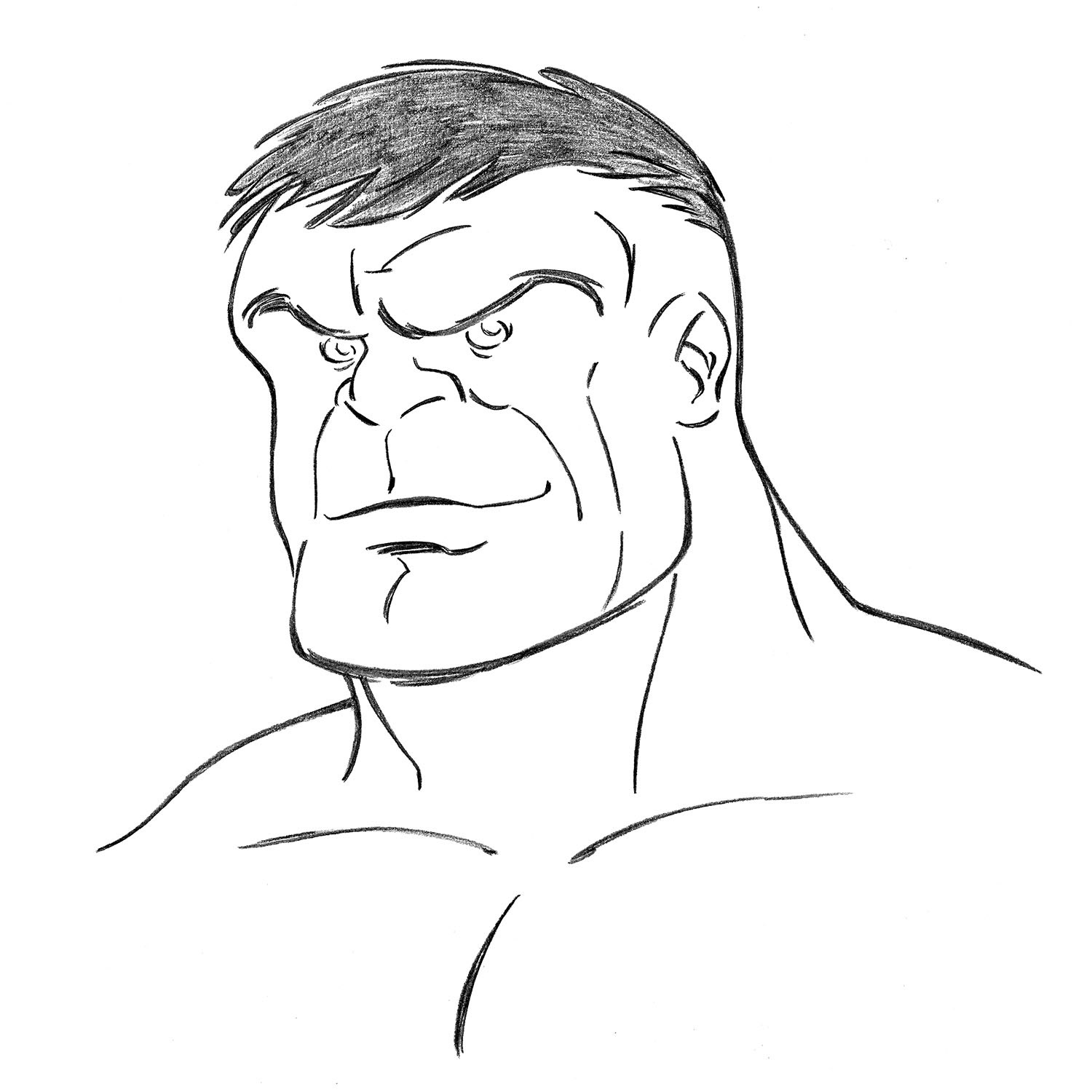 Hulk • pencil sketch