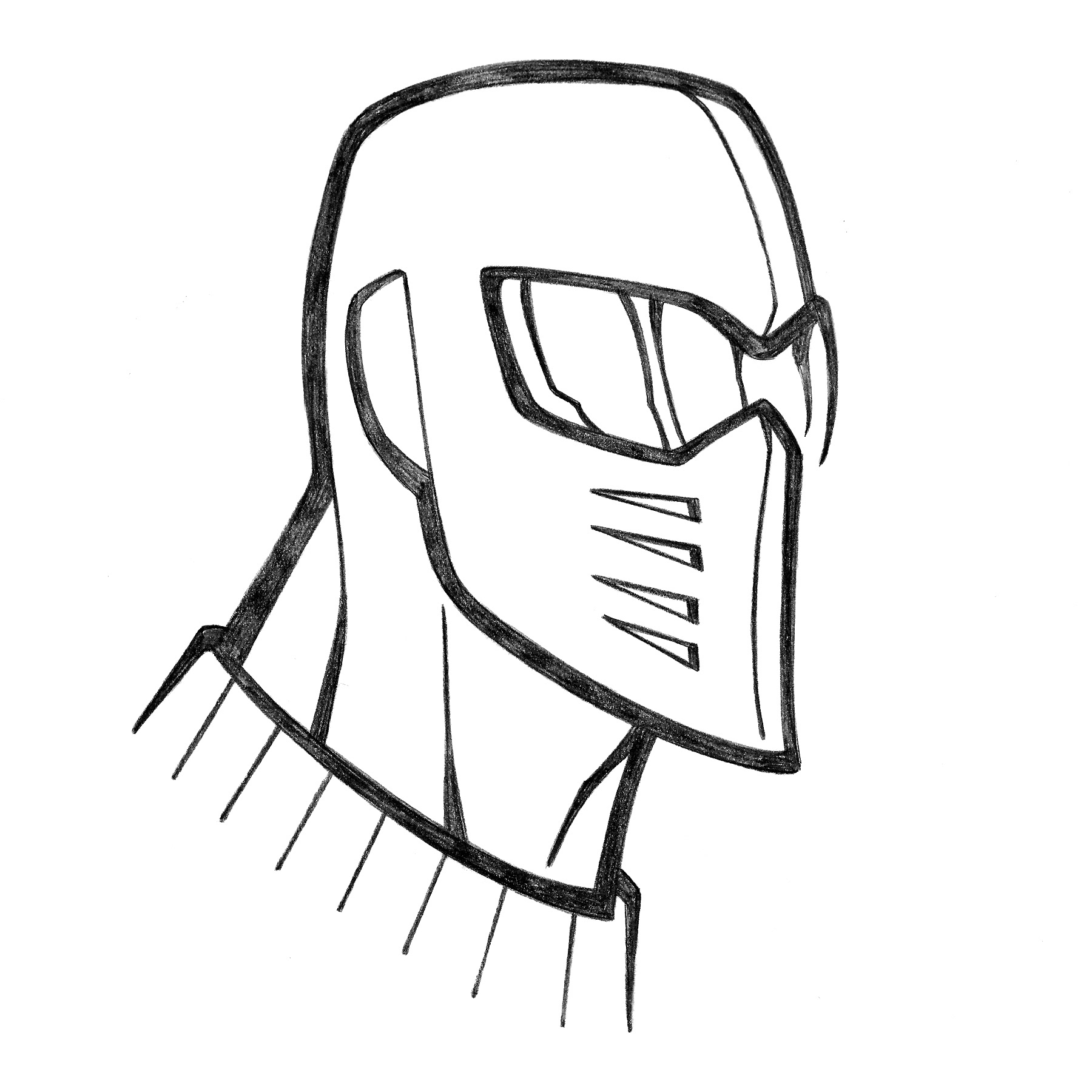 Snake Eyes • pencil sketch