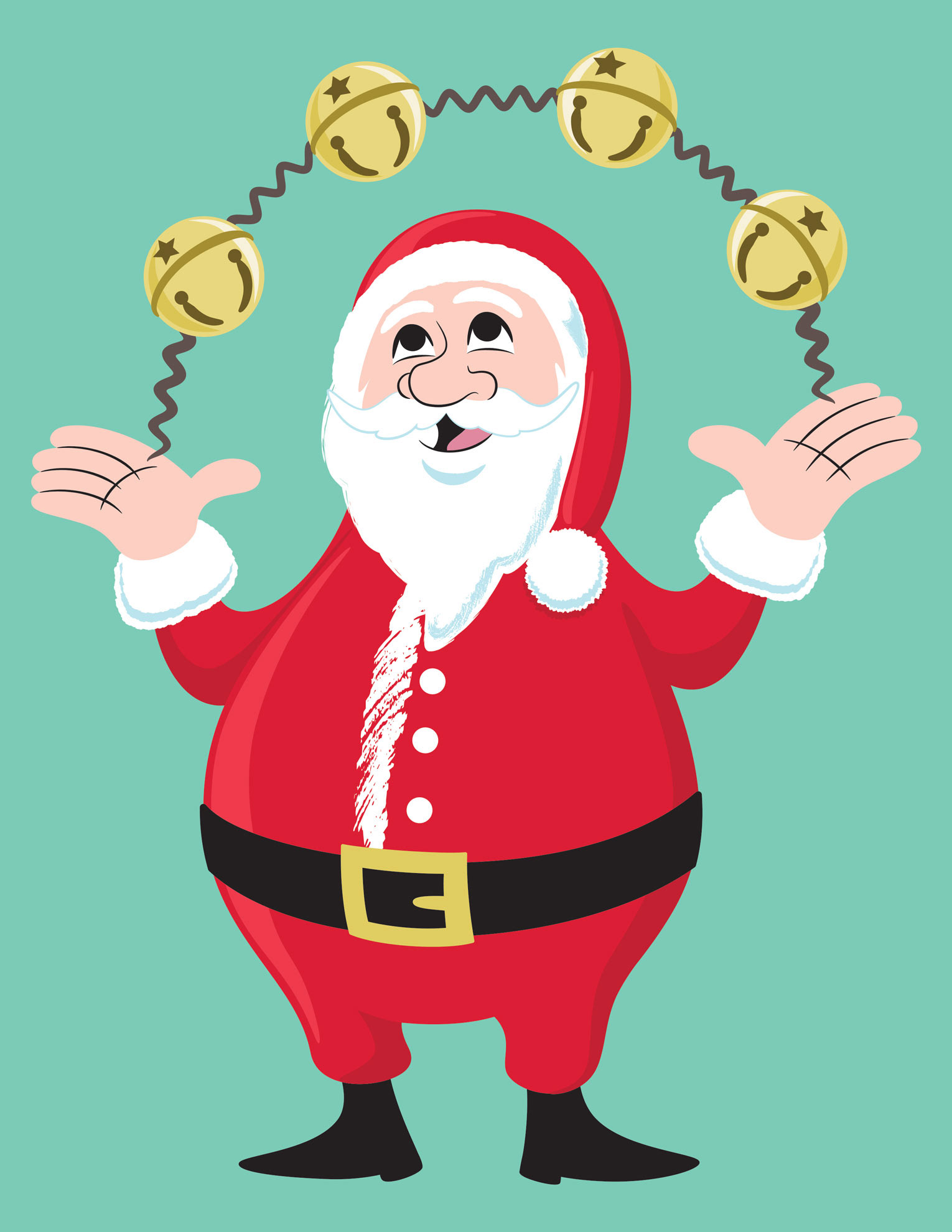 Juggle Bells Santa • product concept