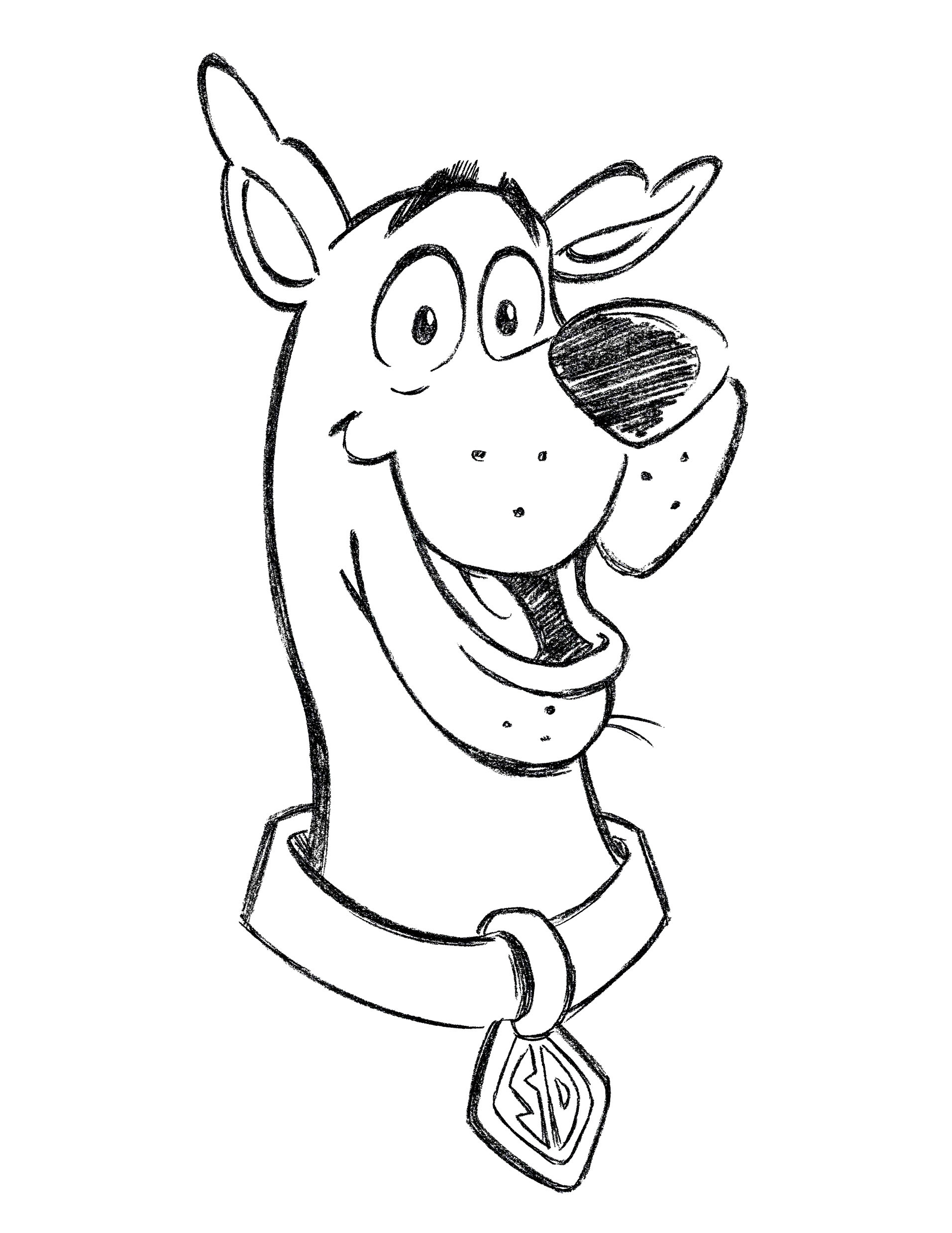 Scooby Doo 2 • pencil sketch