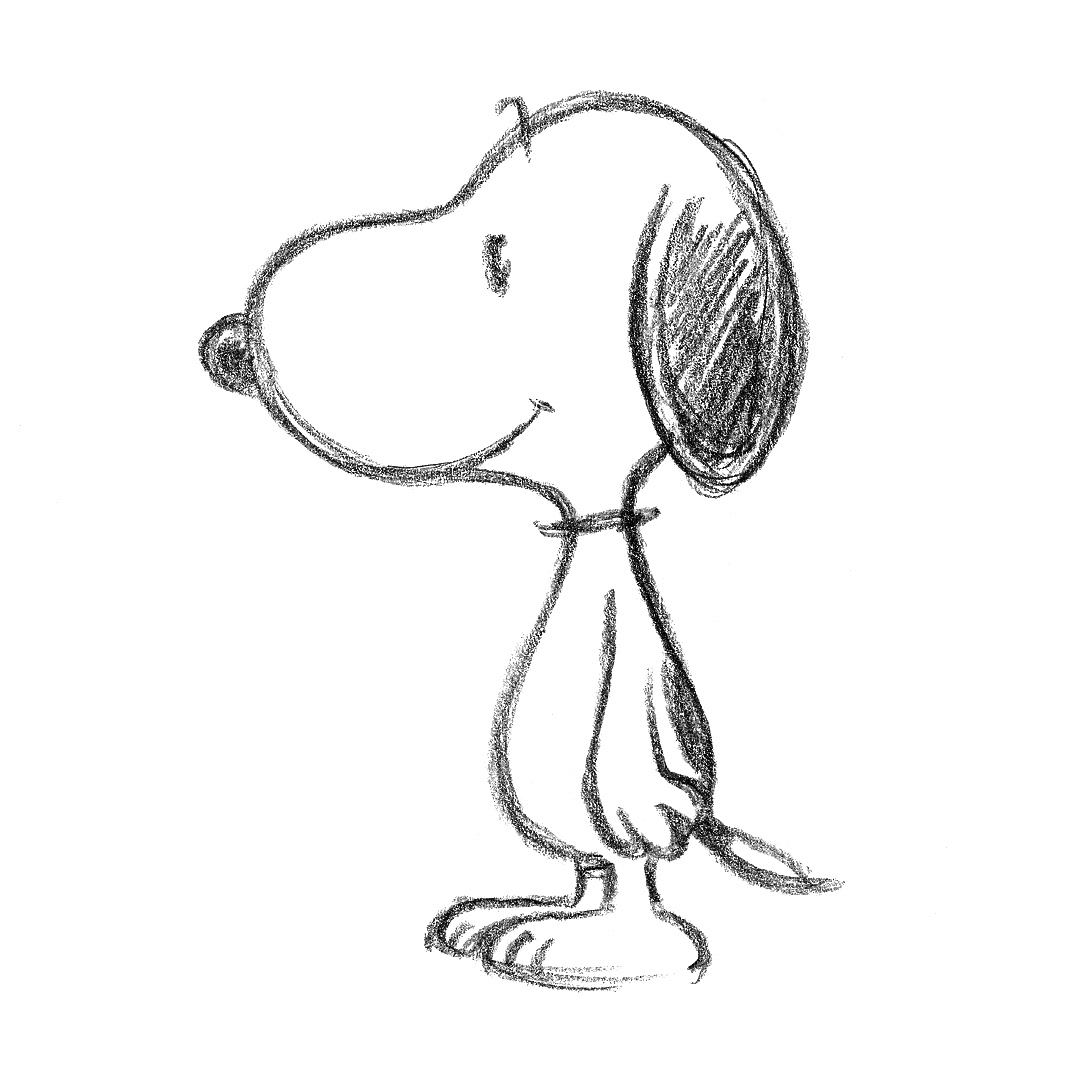 Snoopy • pencil sketch