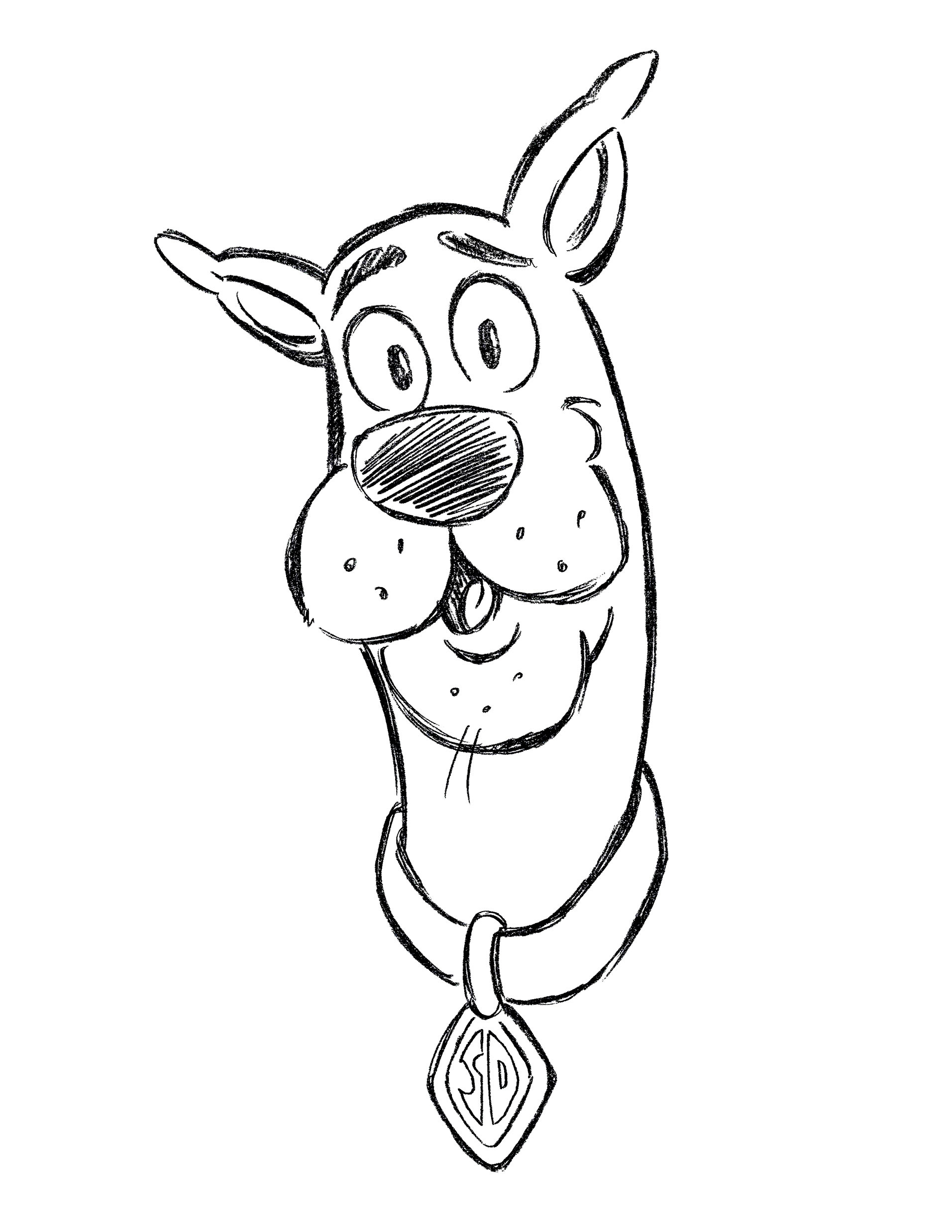 Scooby Doo 3 • pencil sketch