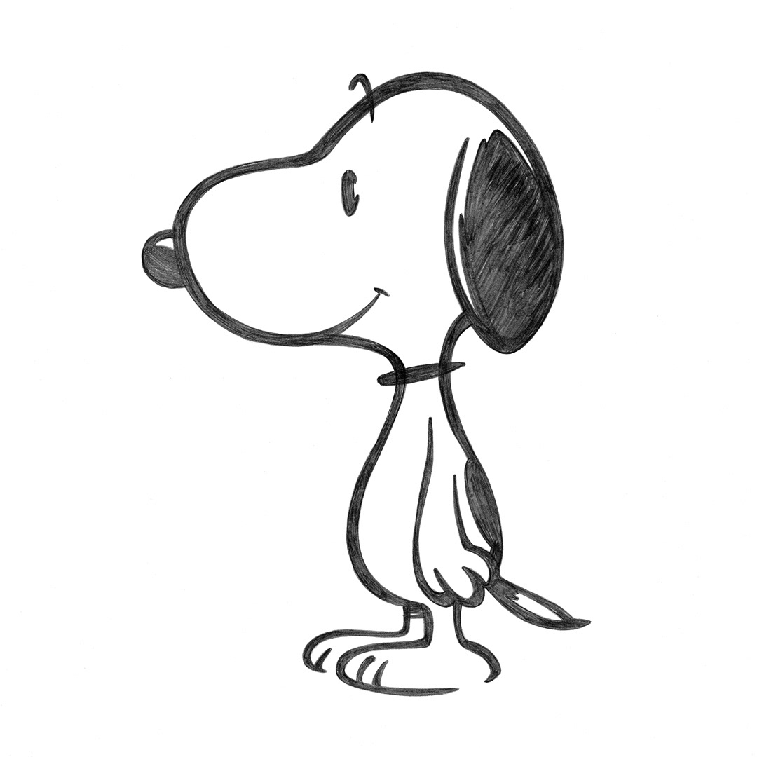 Snoopy • pencil sketch