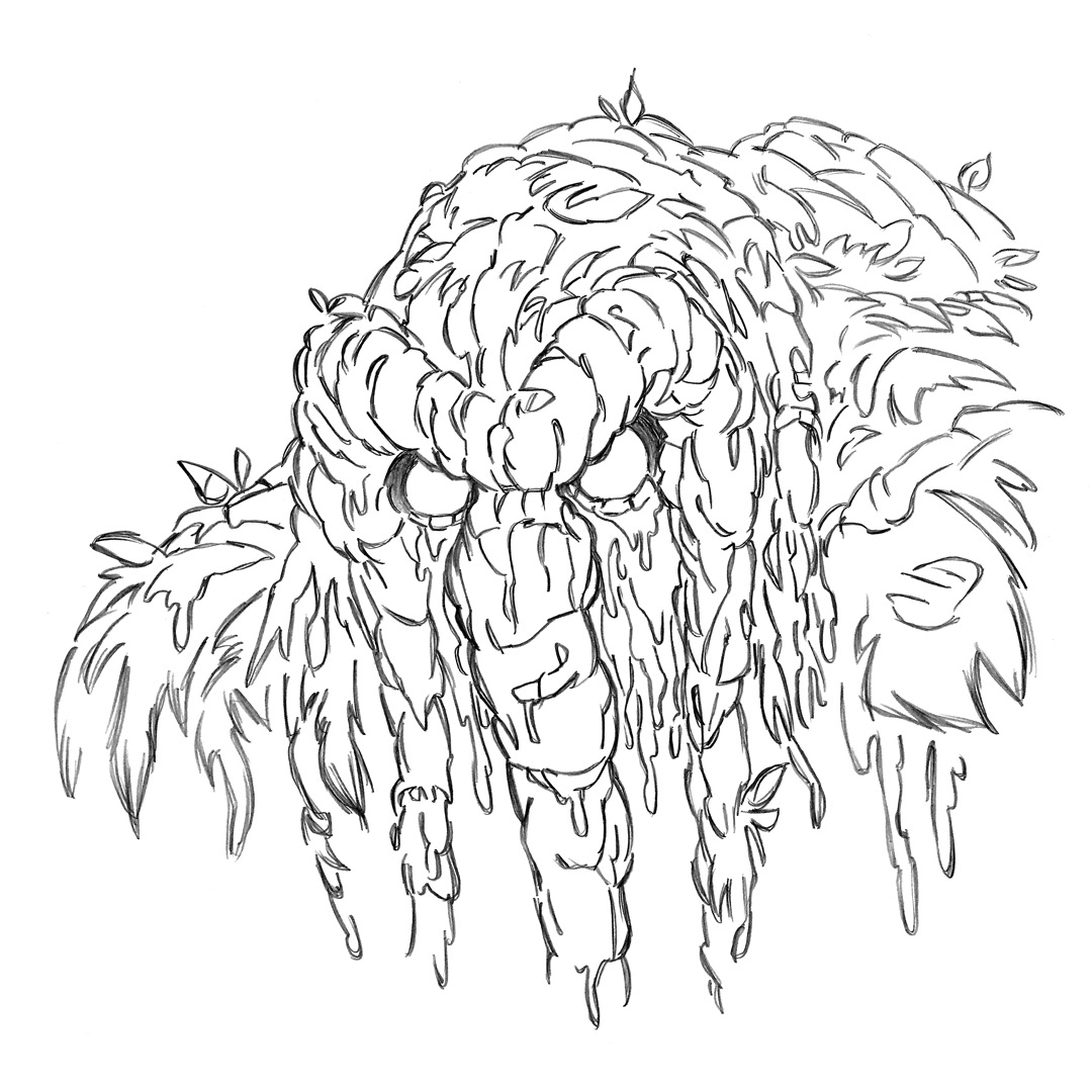 Man-Thing • pencil sketch