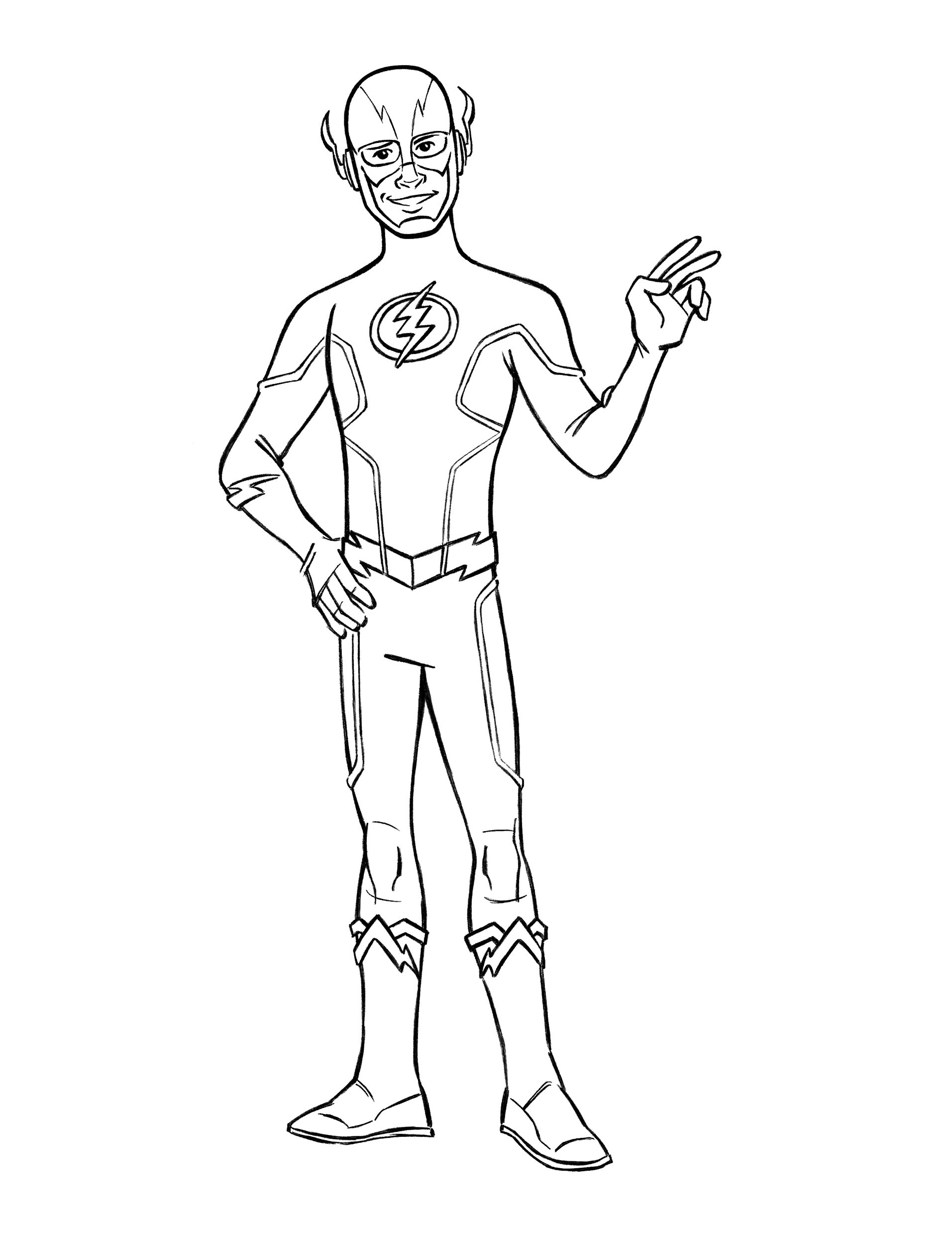The Flash • pencil sketch