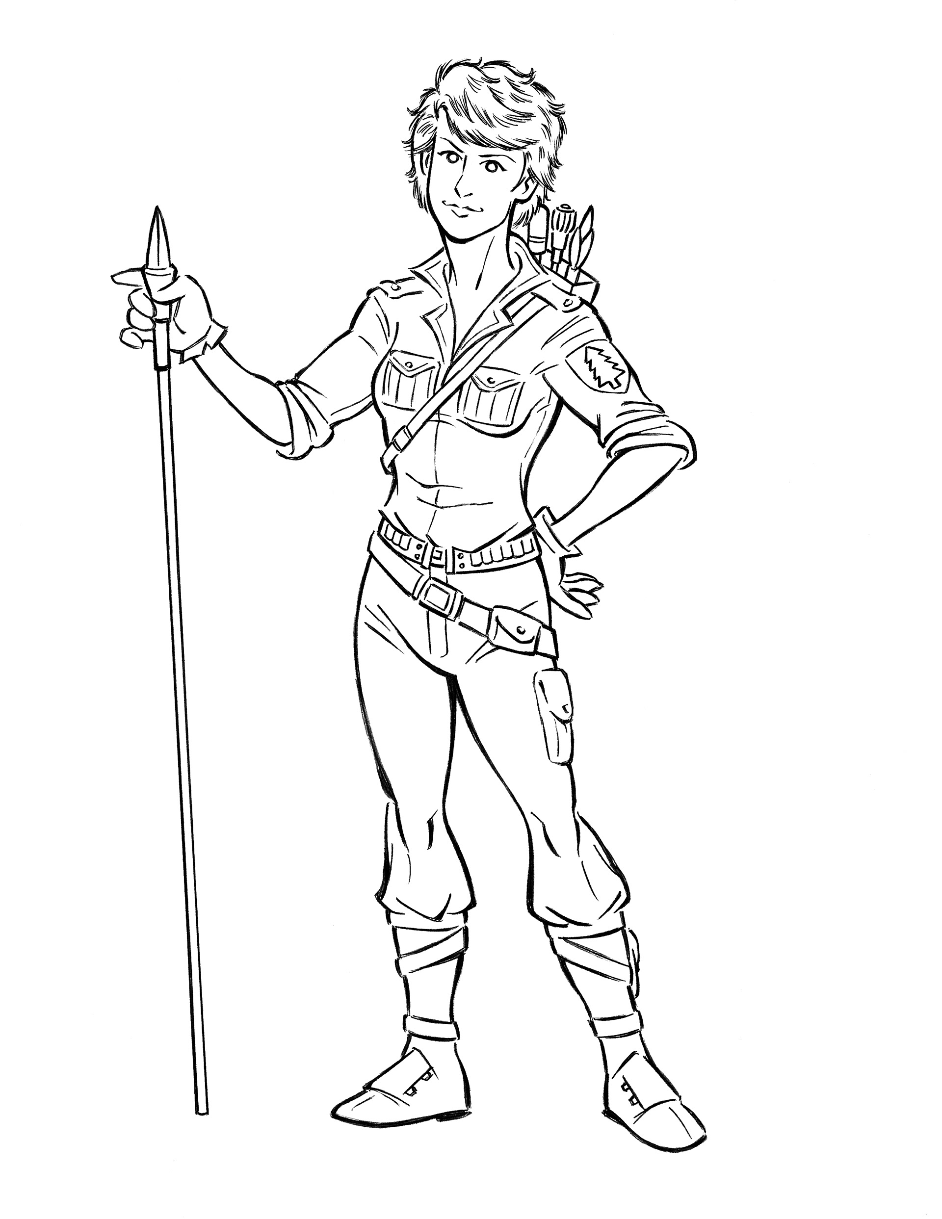 Lady Jaye • pencil sketch