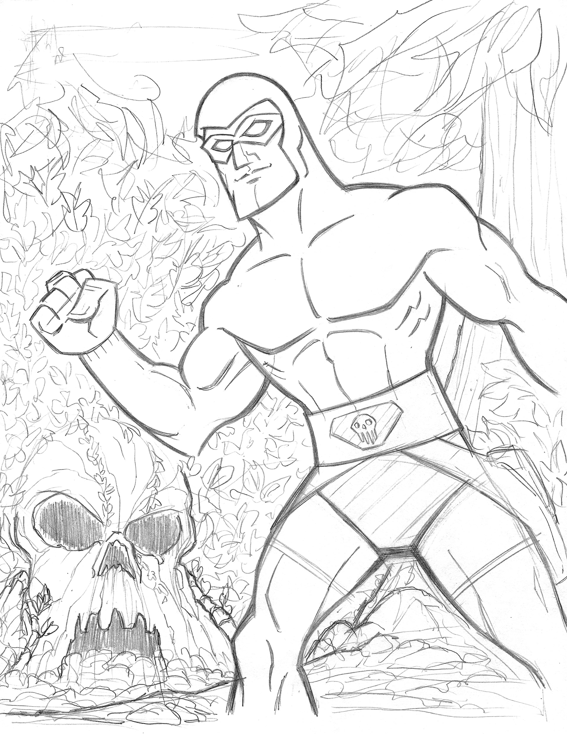 The Phantom • pencil sketch
