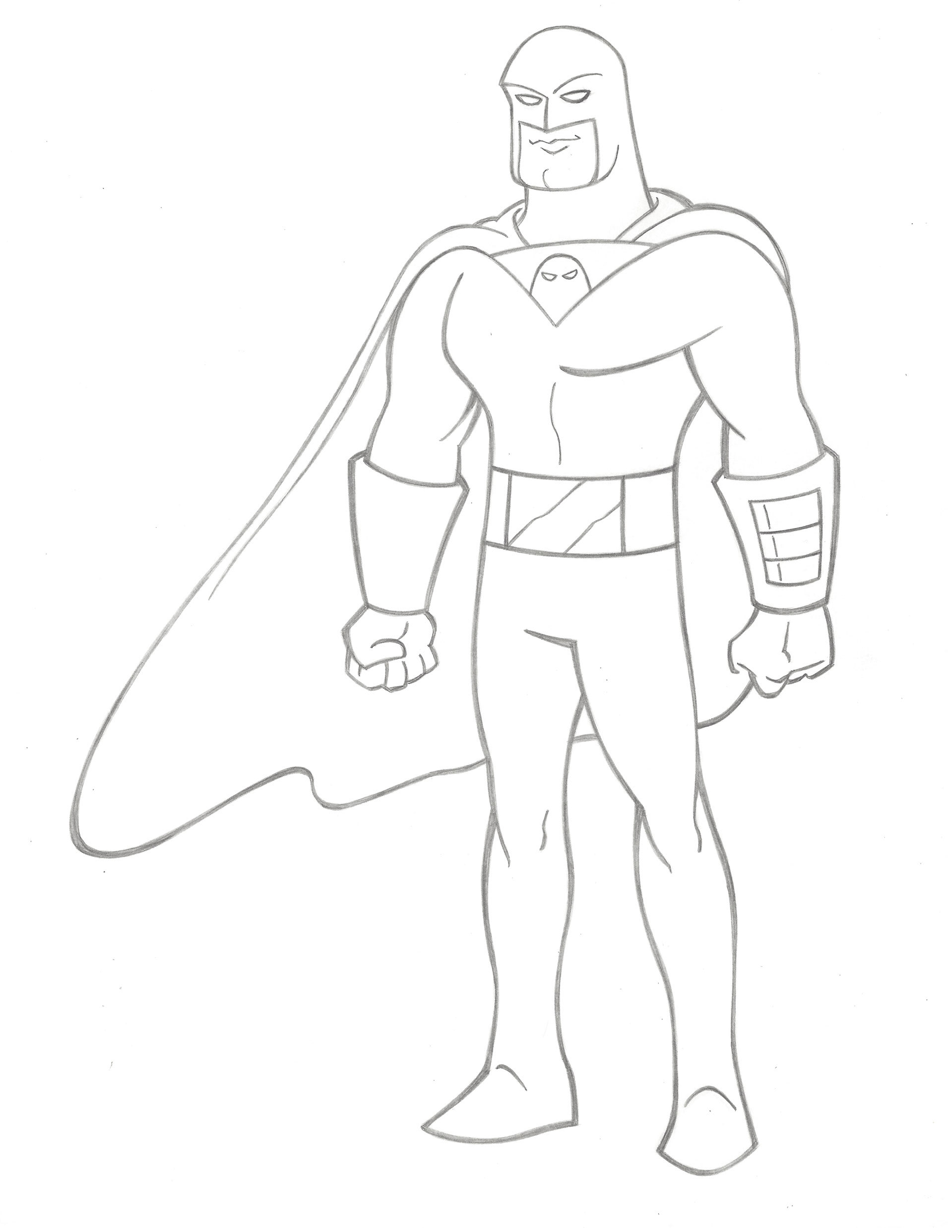 Space Ghost • pencil sketch