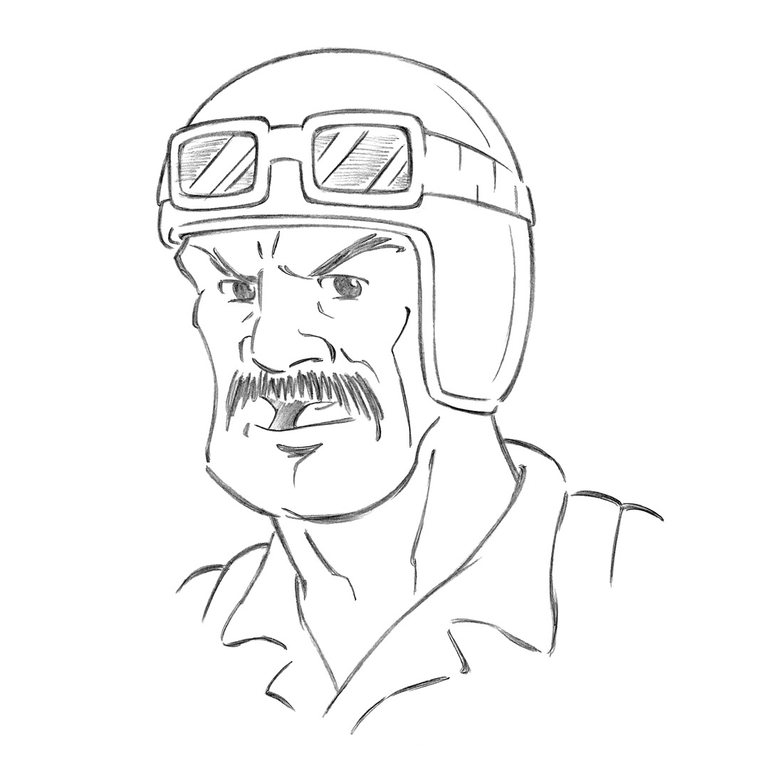 G.I. Joe: Mutt • pencil sketch