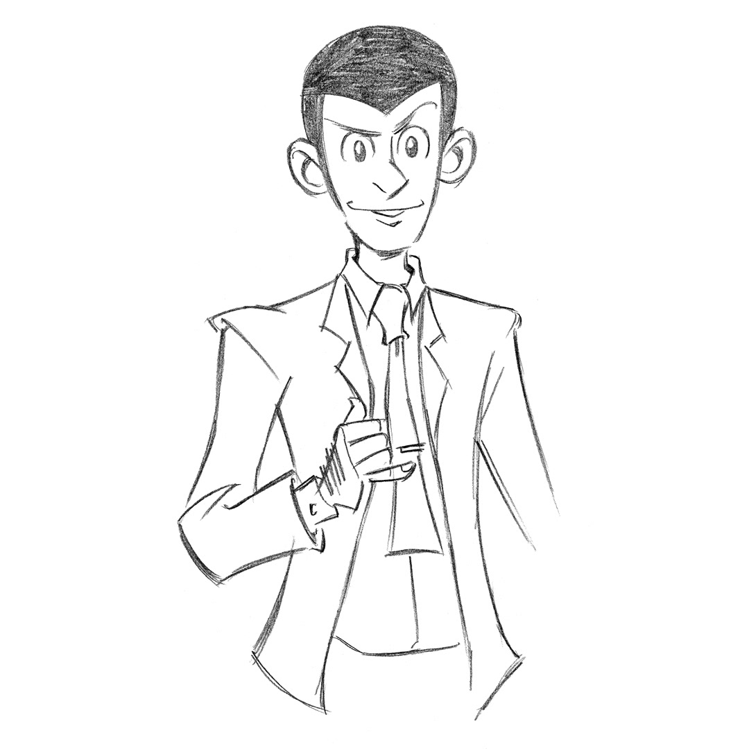 Lupin the 3rd • pencil sketch