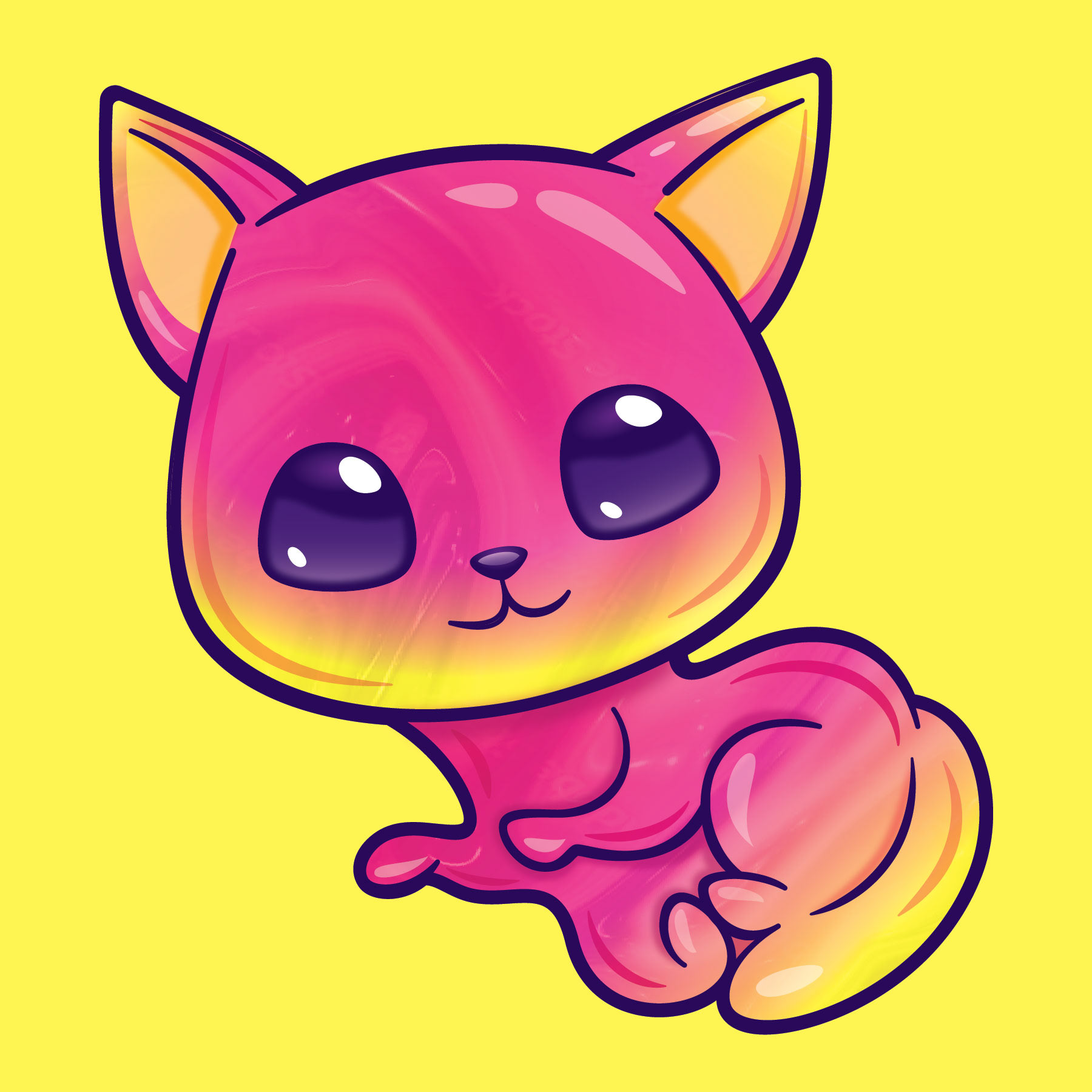Treasure Pets Cat • concept illustration