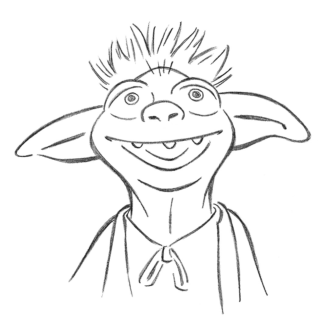 Evan Troll • pencil sketch