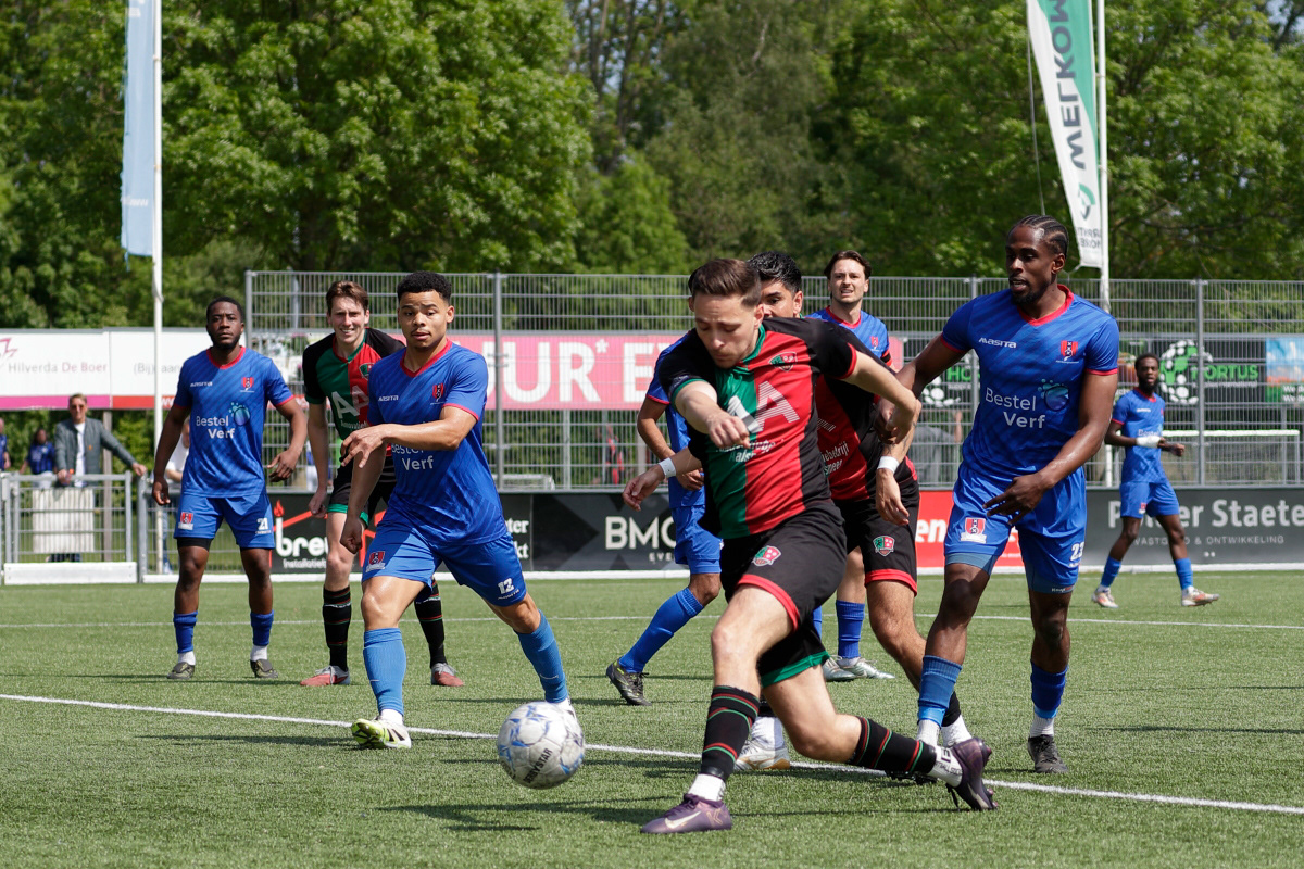 de eerste kans binnen twee minuten 