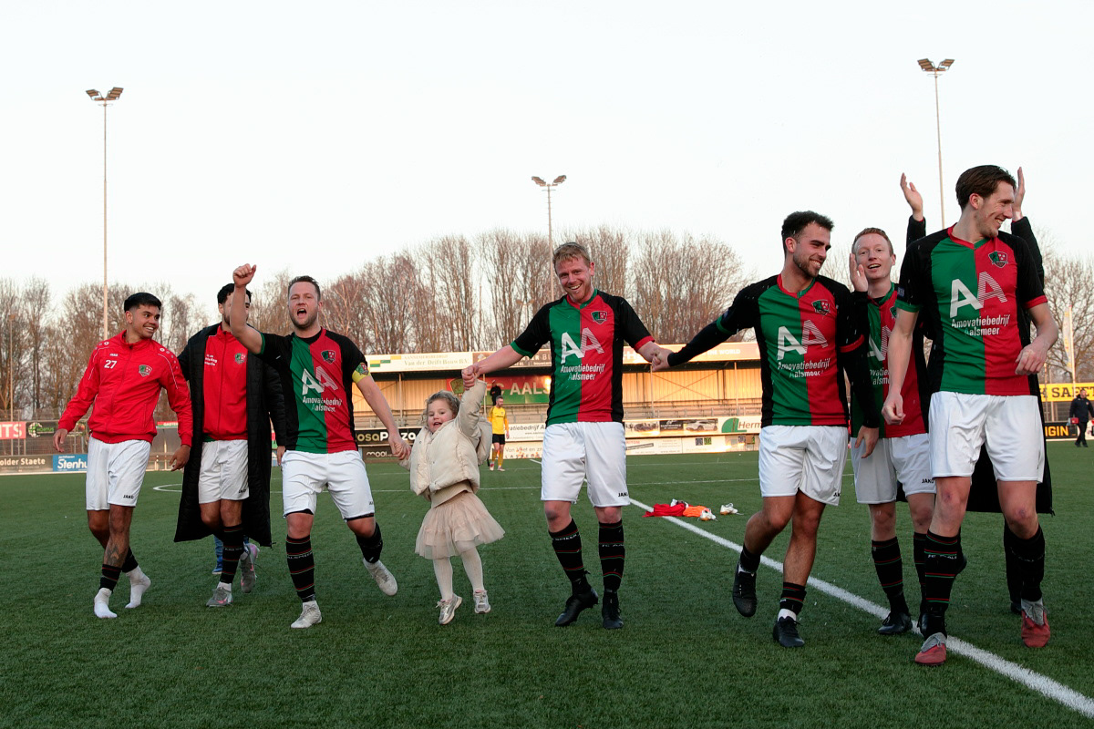 3 punten zijn binnen. Volgende week staat de uitwedstrijd tegen Victoria op het programma.