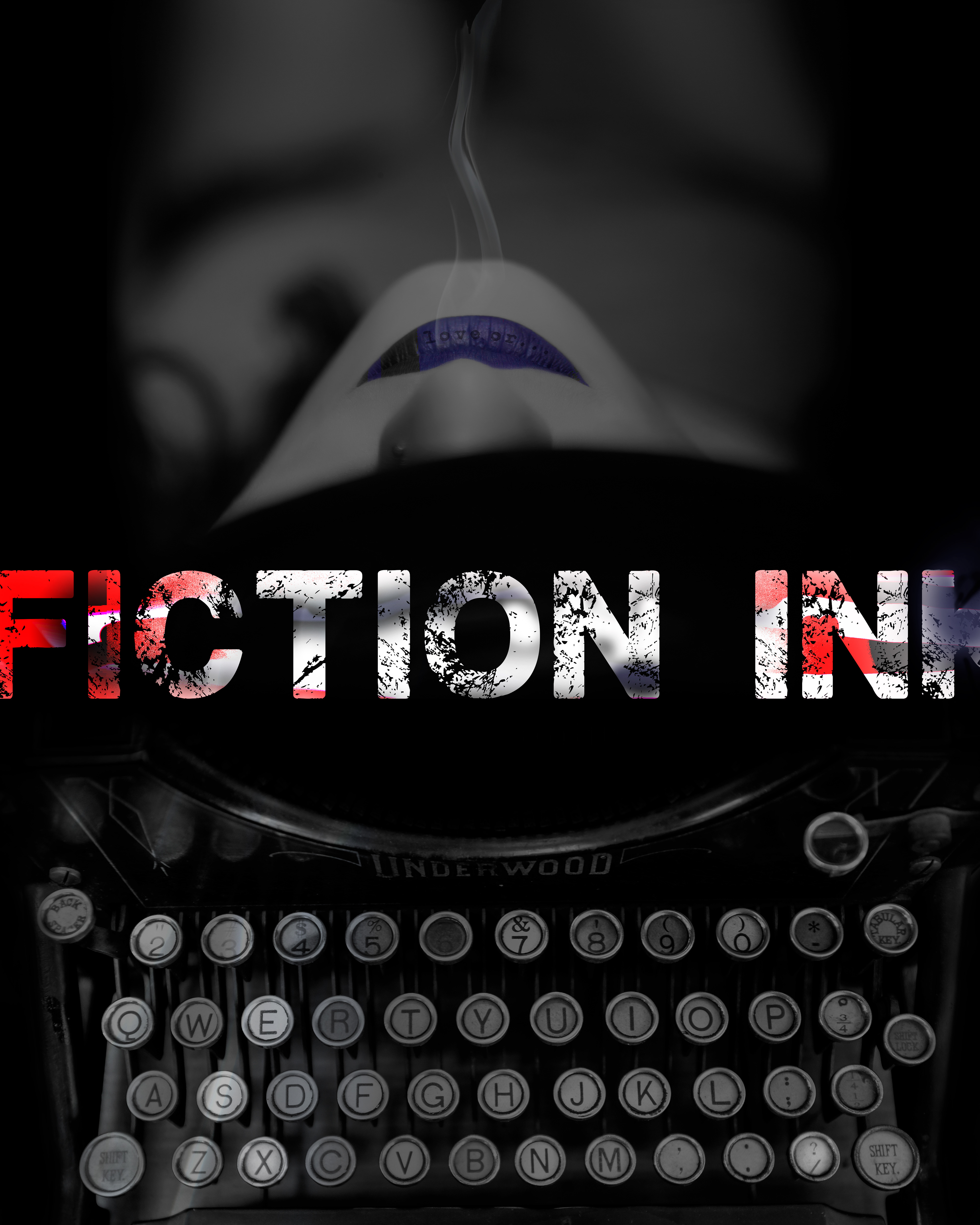 Fiction Ink Poster designed for fun and sold on merchandise in my online stores