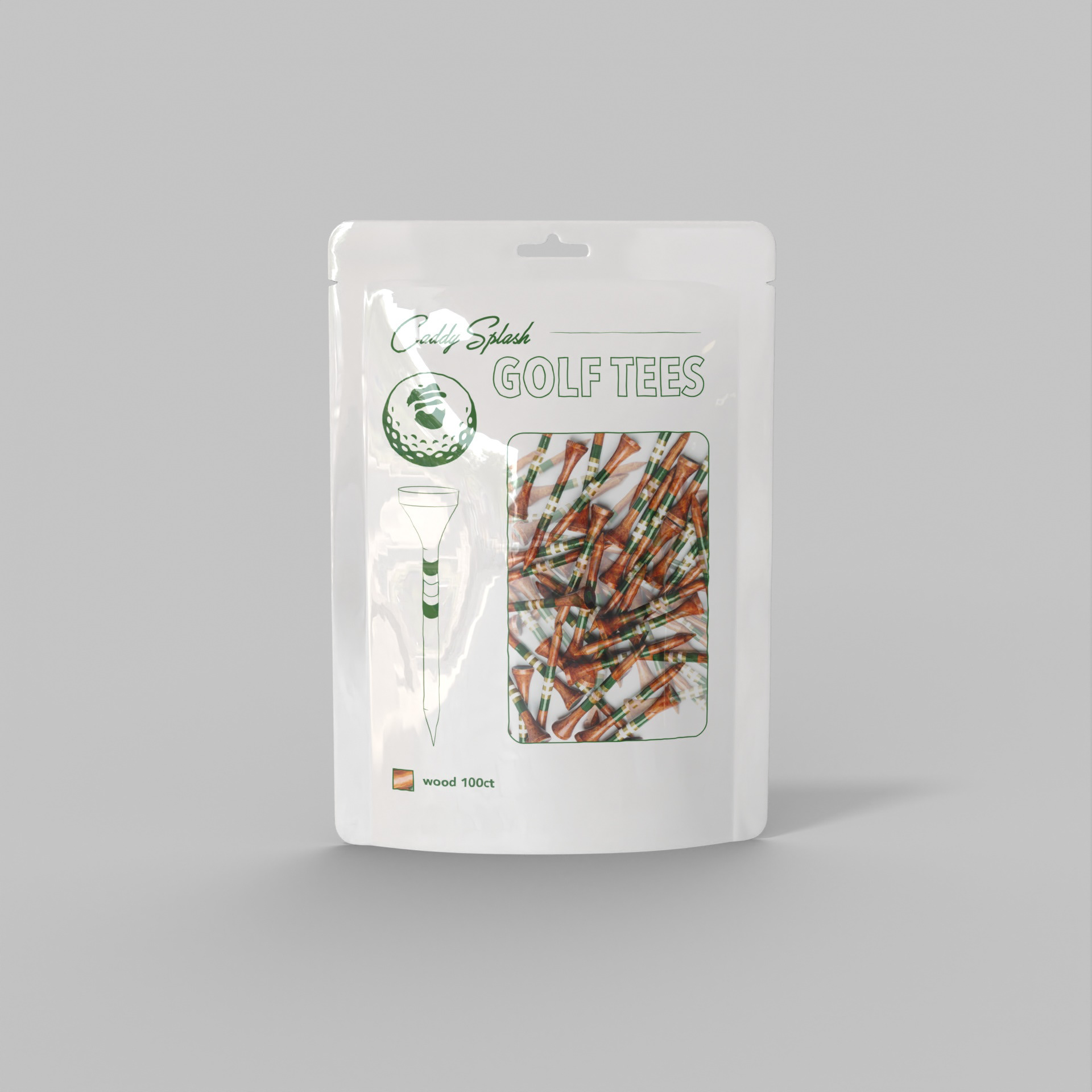 Golf tees Packagign