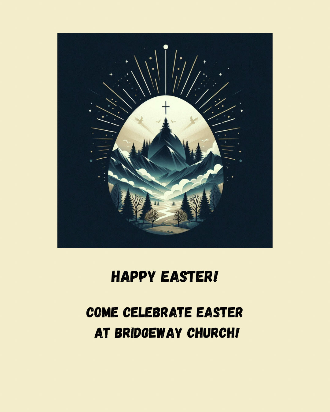 AI generated Easter Social Media Post - 1