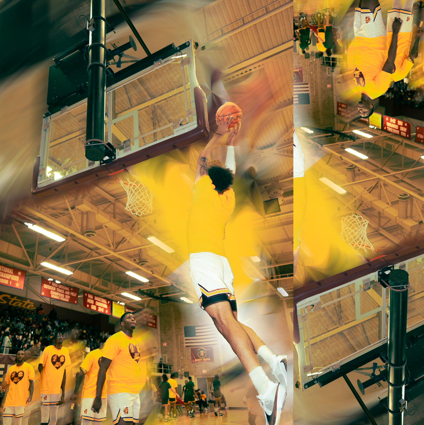 Lights and Dunks, Mixed Media