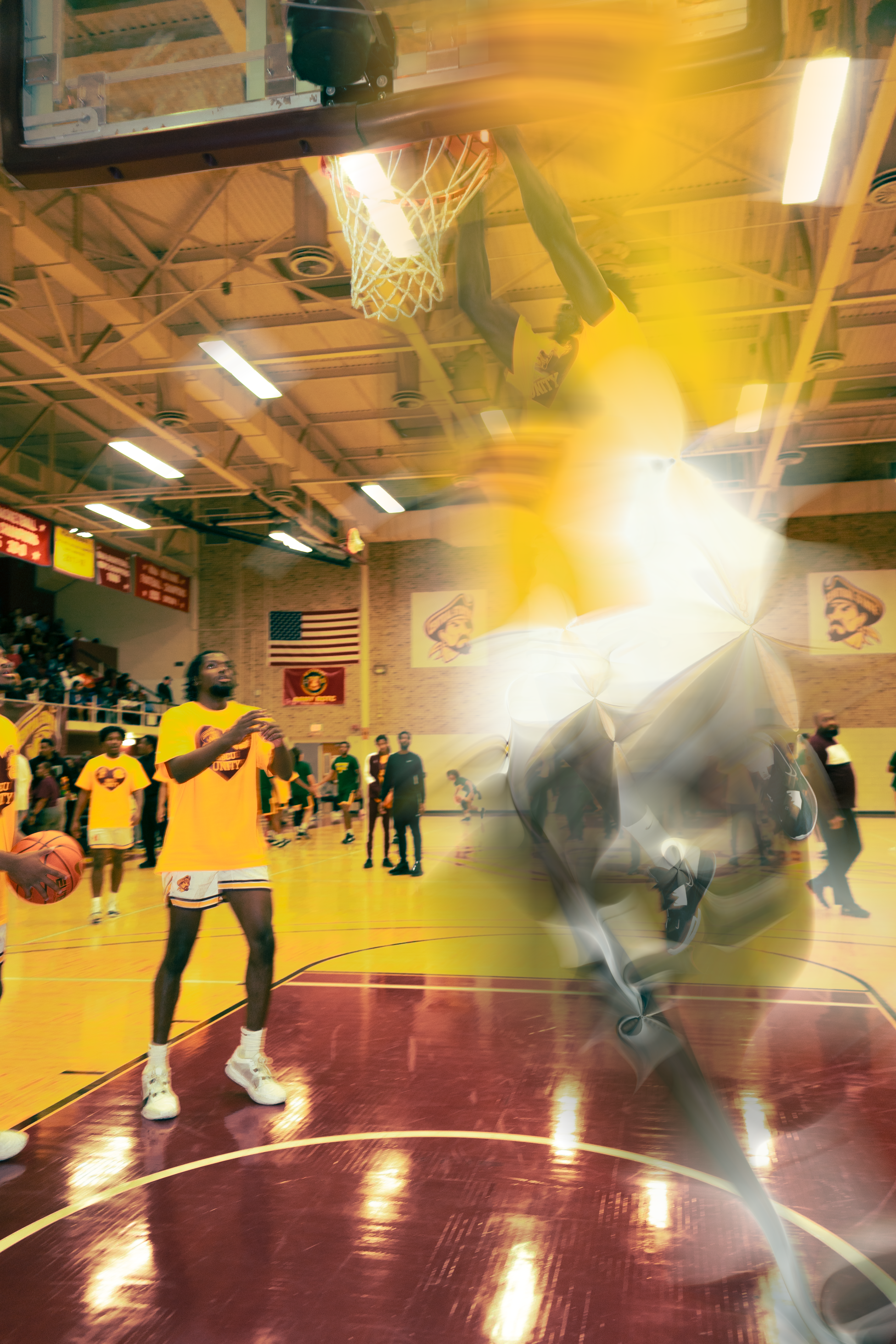Lights and Dunks, Mixed Media