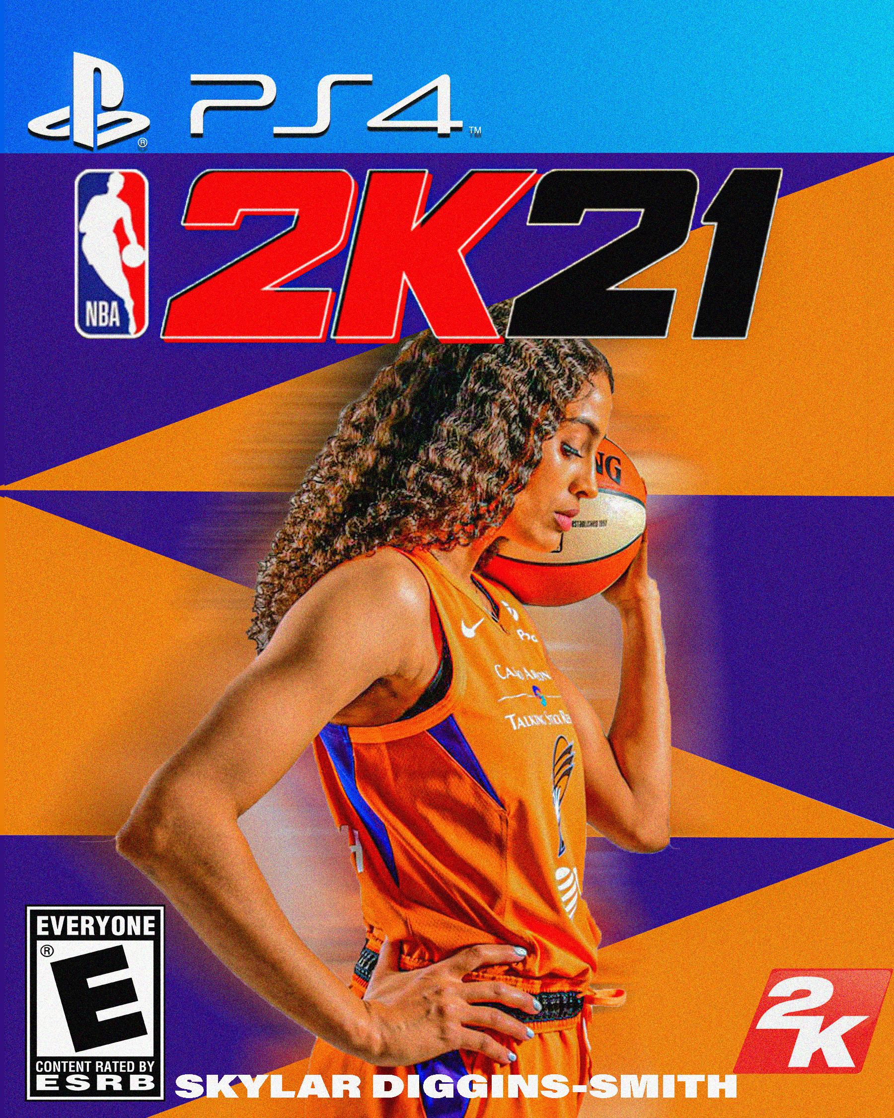 Skylar Diggins-Smith 2k Cover concept (2021)