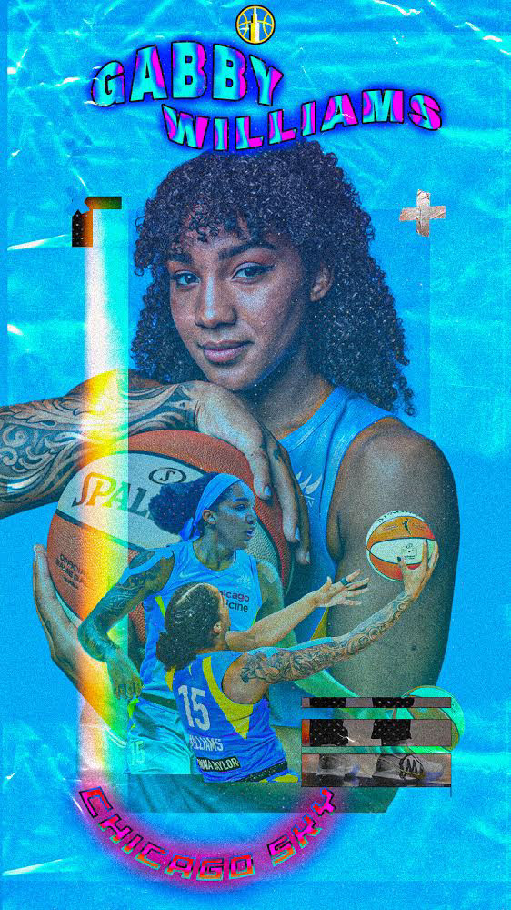 Gabby Williams Chicago Sky Wallpaper  (2021)