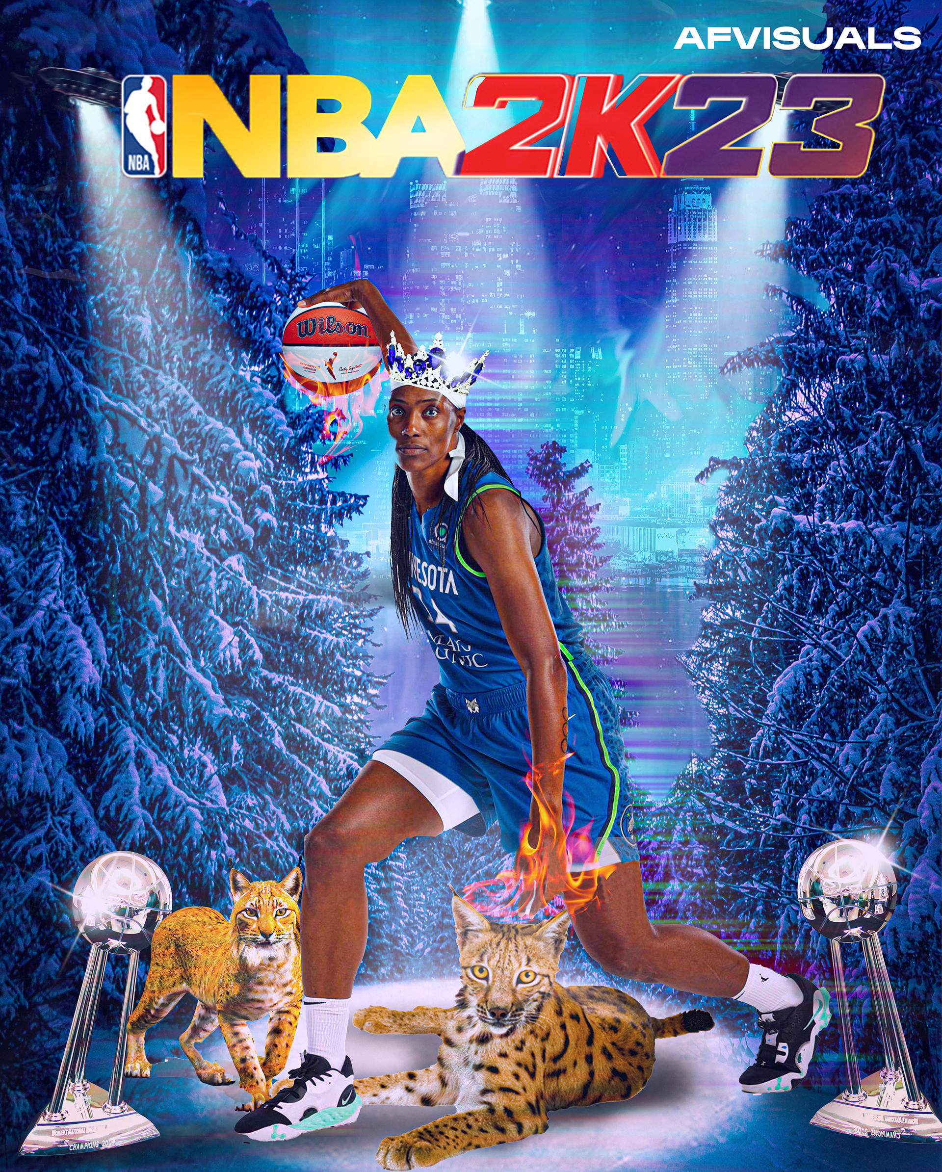 Sylvia Fowels 2k cover concept (2022)