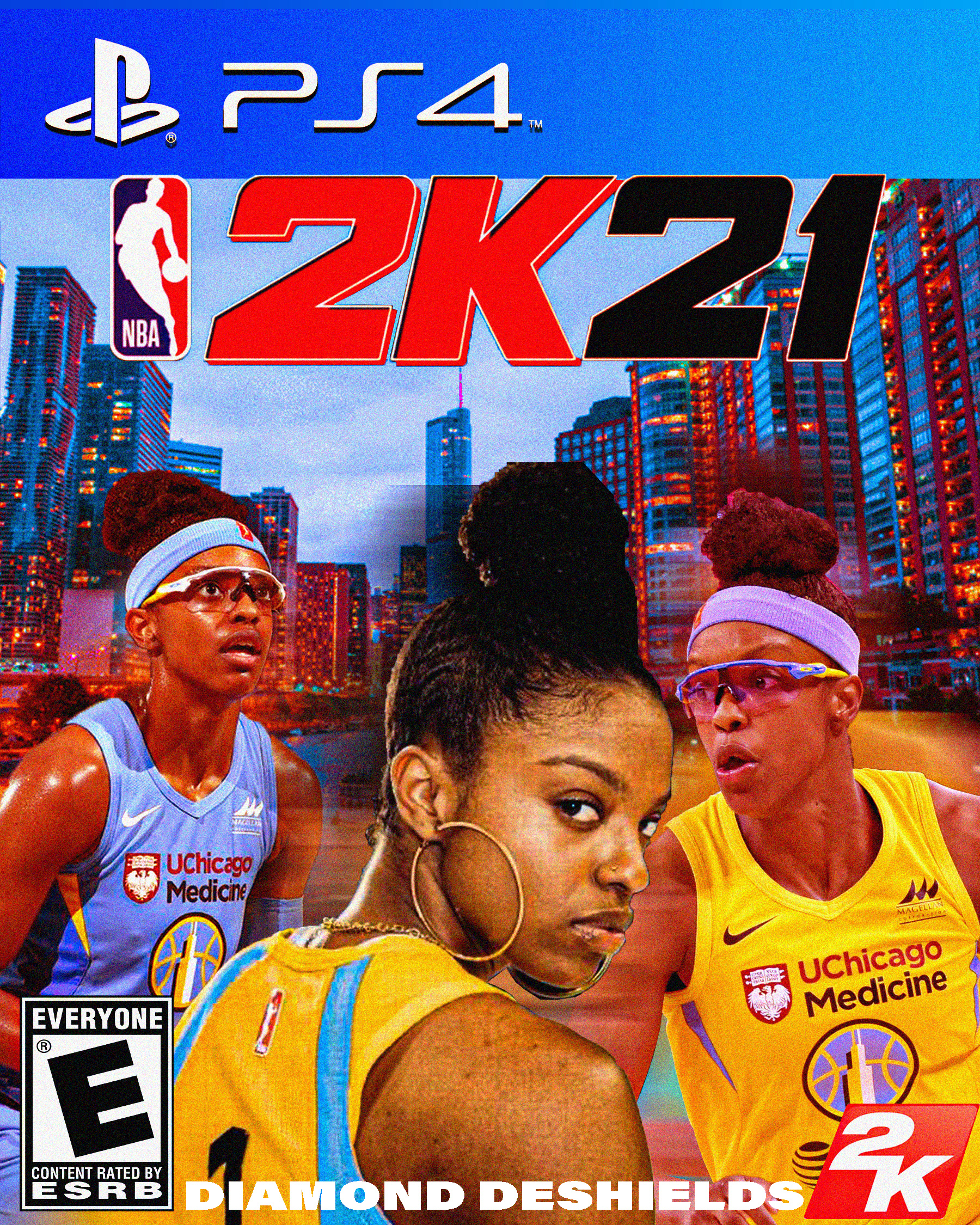 Diamond Deshields 2k cover concept (2021)