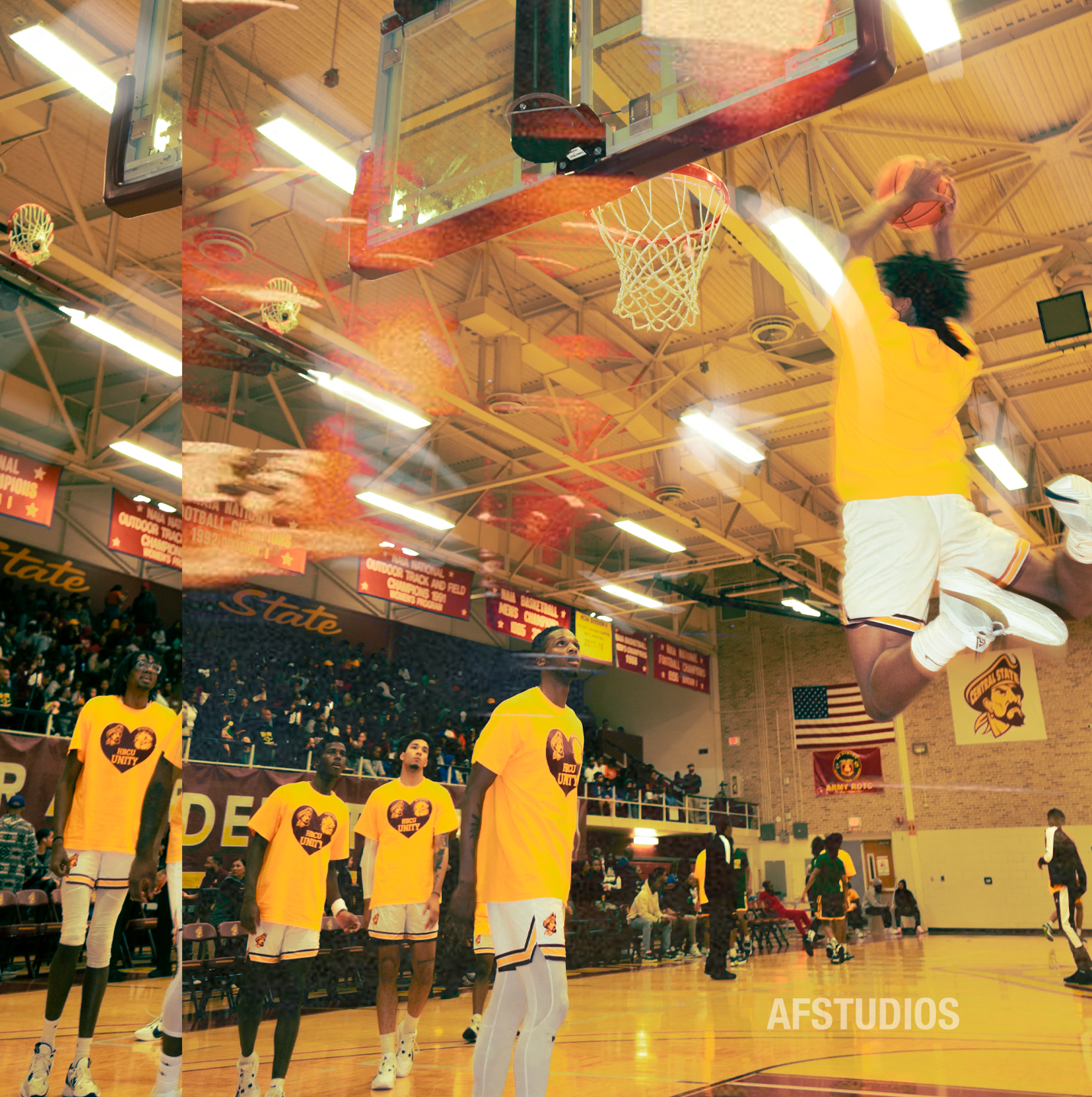 Lights and Dunks, Mixed Media