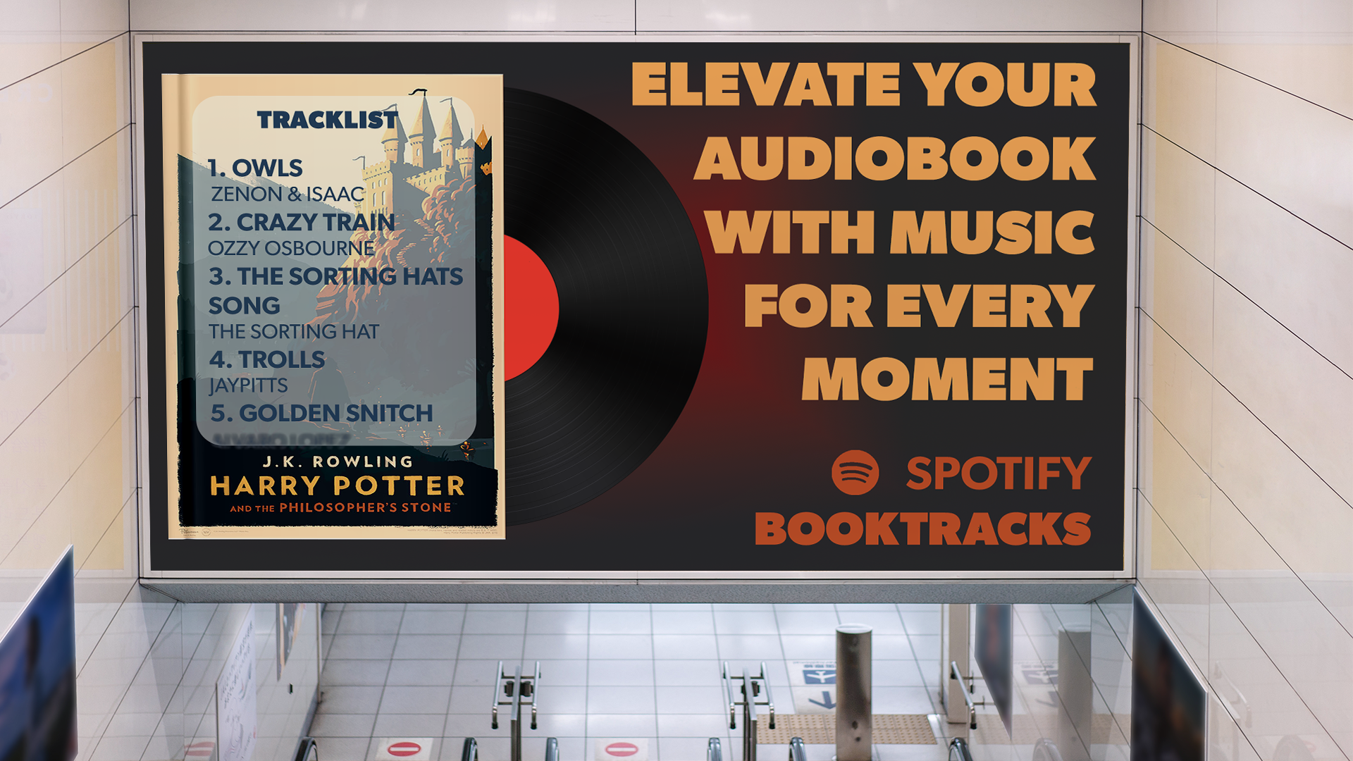Spotify Booktracks Out of Home Mockup #3