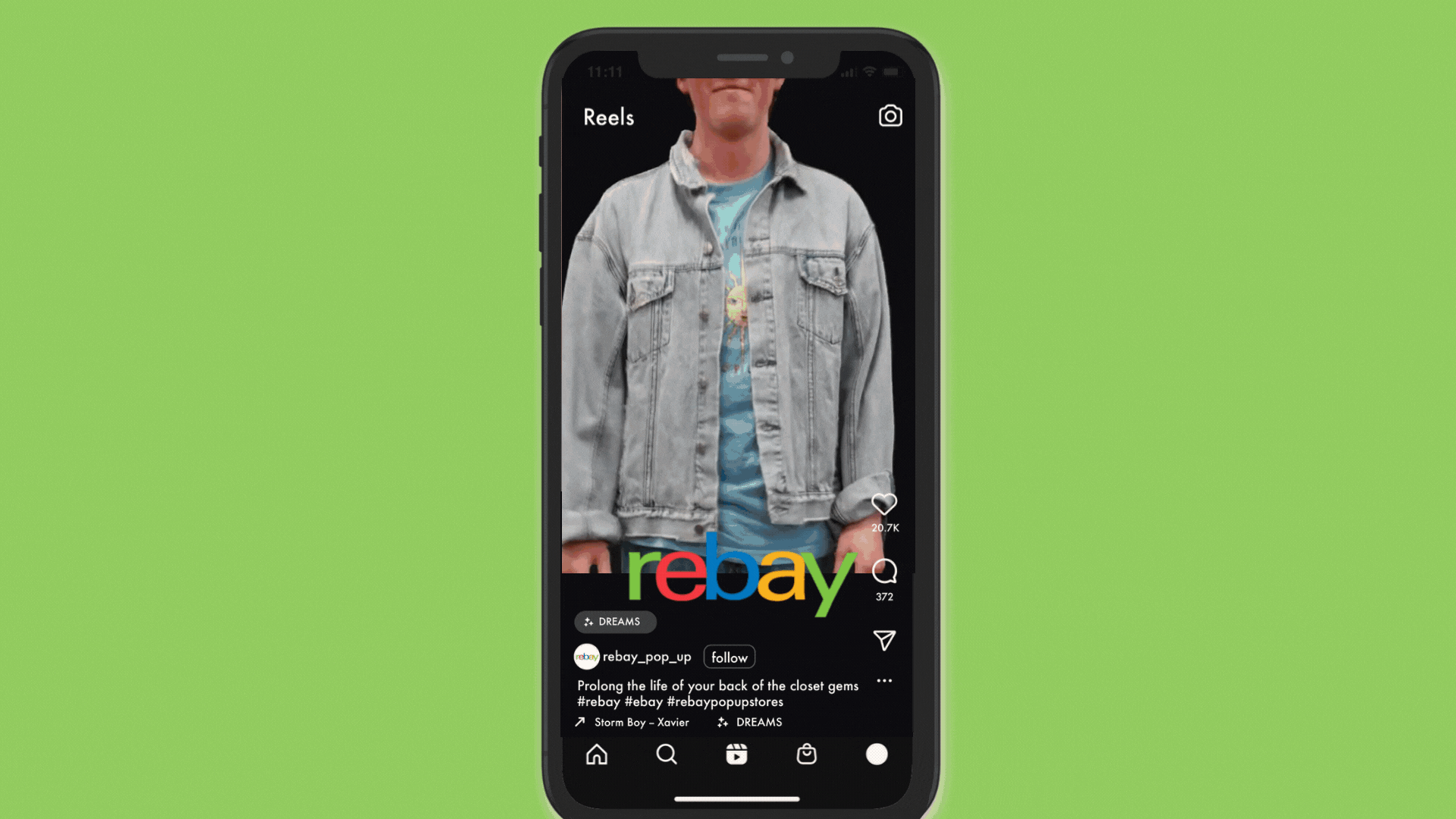 reBay Social Media Content Mockup 