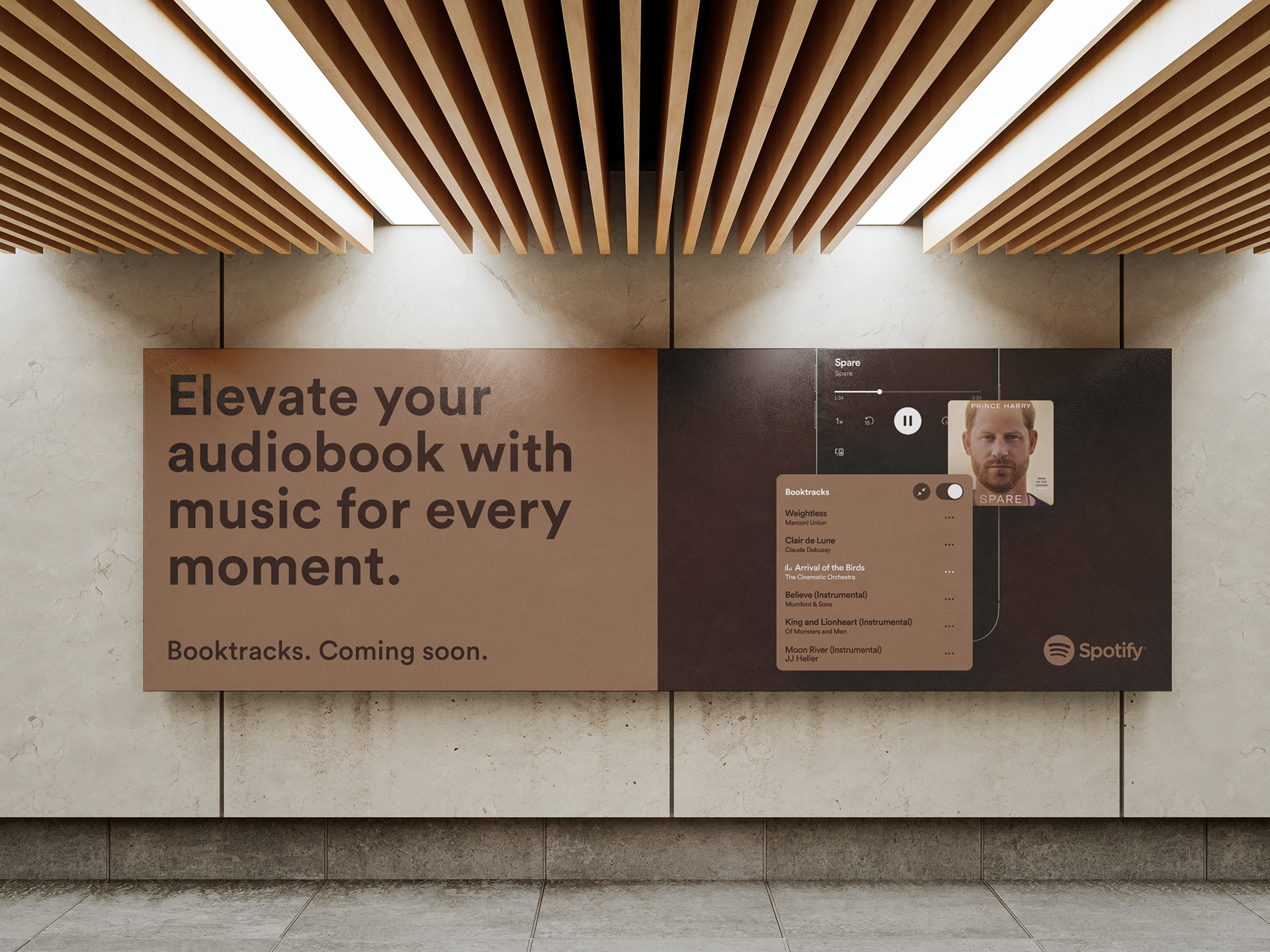Spotify Booktracks Out of Home Mockup #1