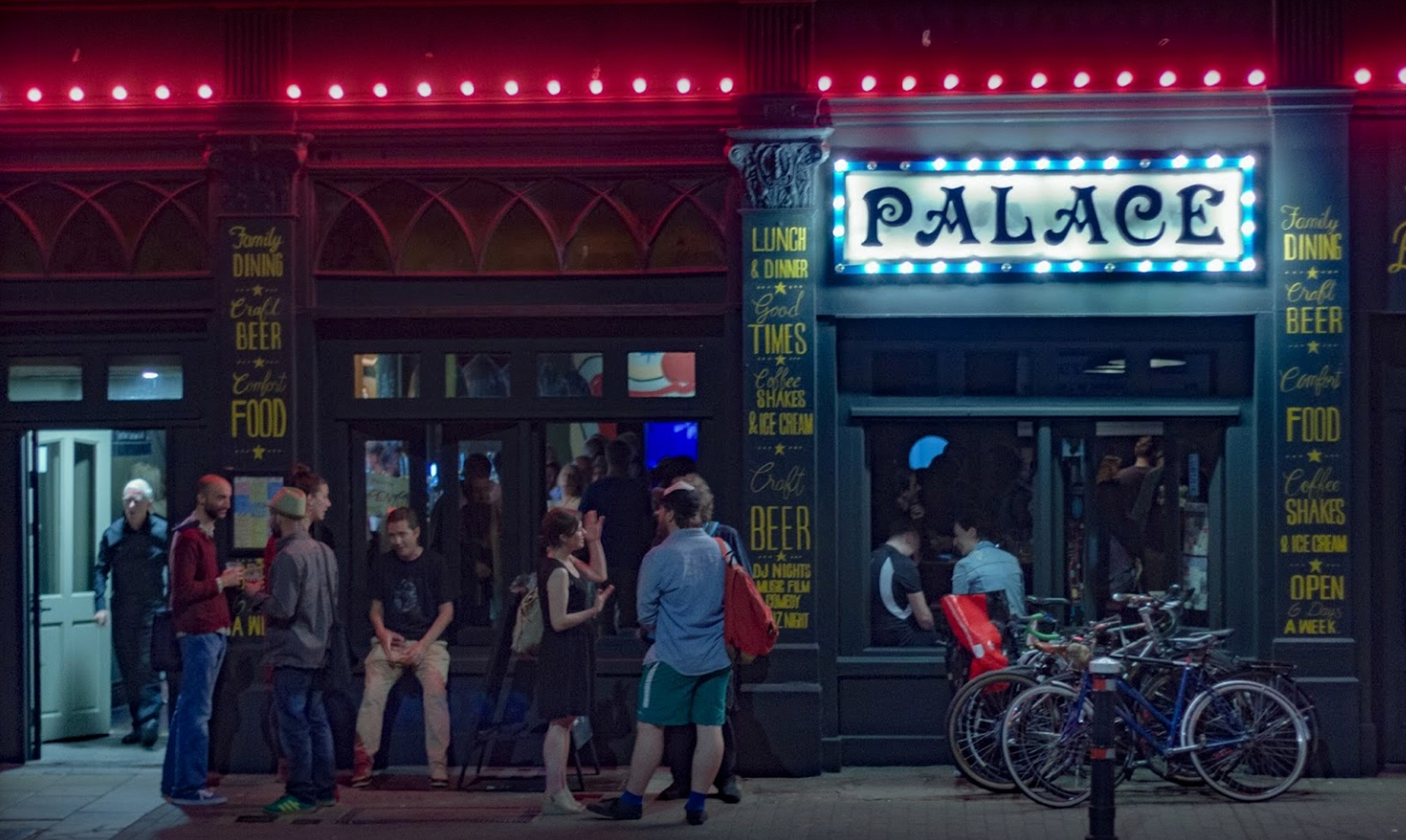 Palace Exterior Night