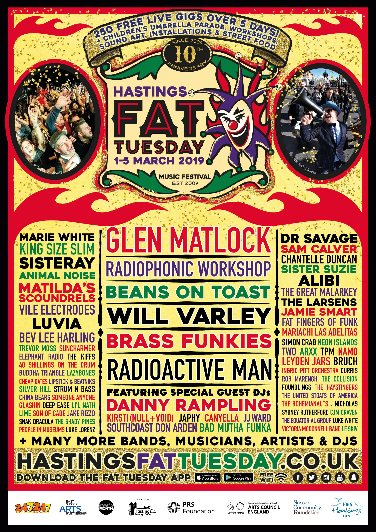 Hastings Fat Tuesday 2019 Poster