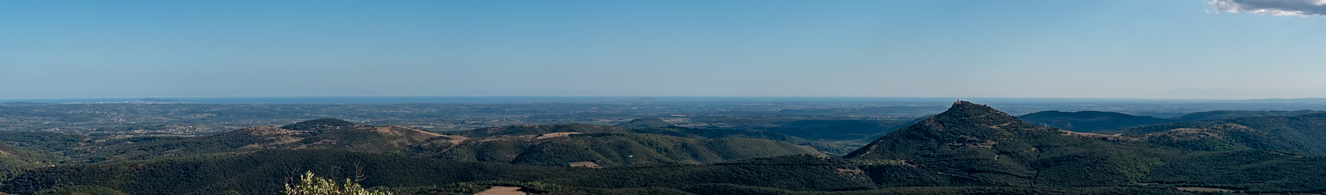 Du Liausson, derrière le Vissou, panorama immense sur la mer