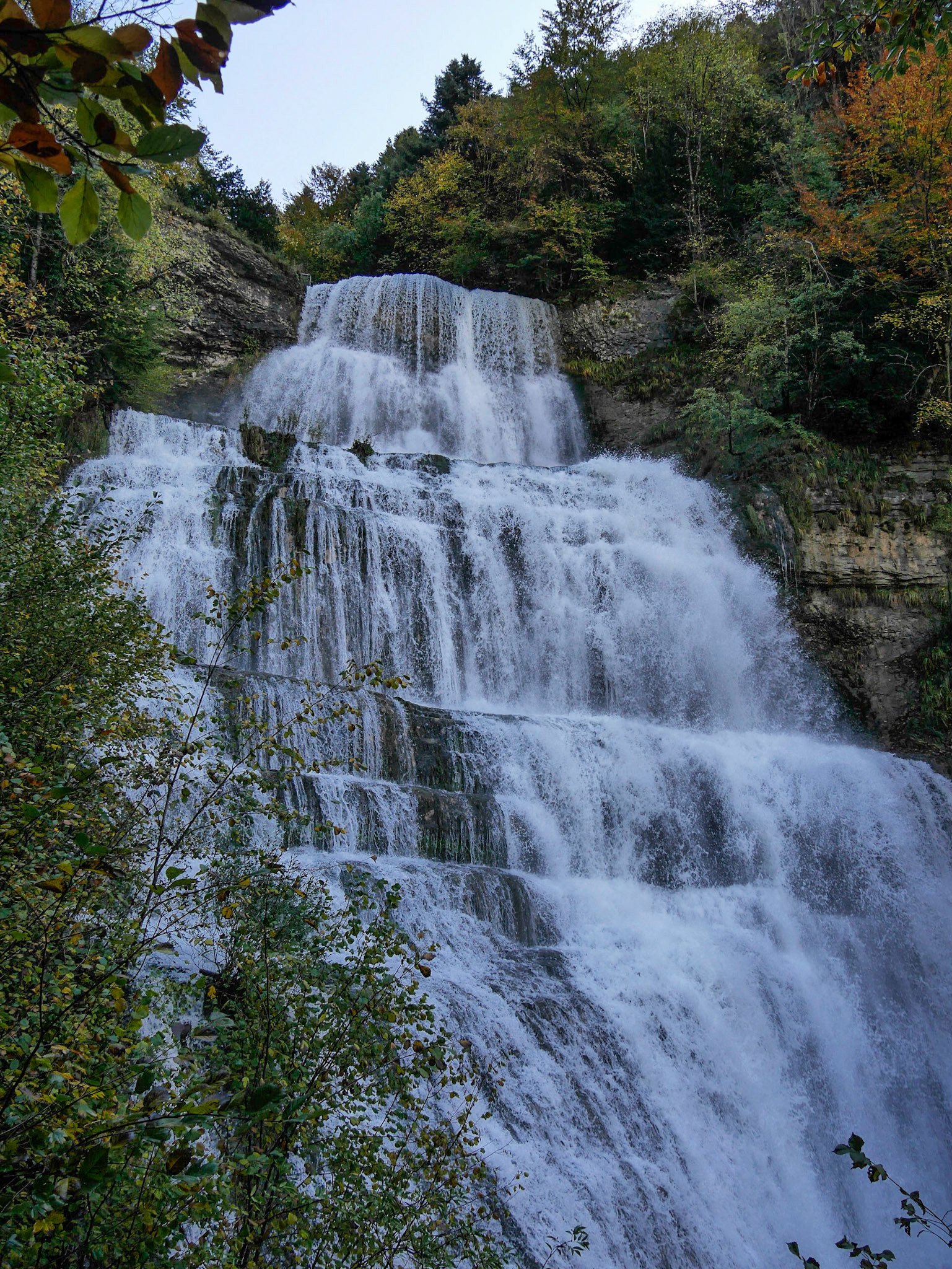 Cascades du Hérisson - l'eventail